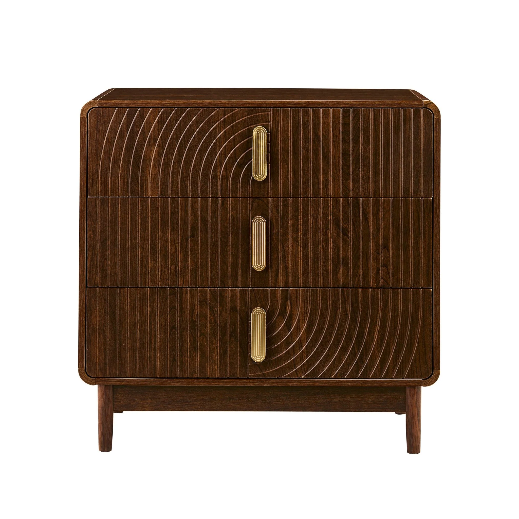 Marnie 3 Drawer Chest - Walnut - Image 4