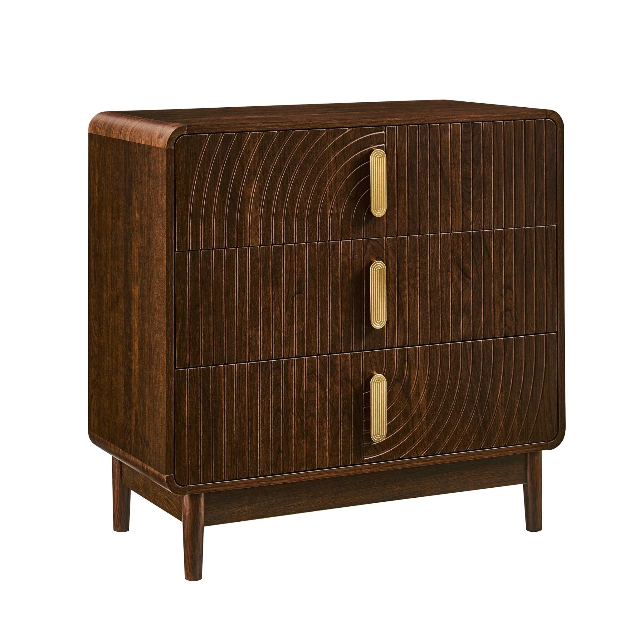 Marnie 3 Drawer Chest - Walnut - Image 5