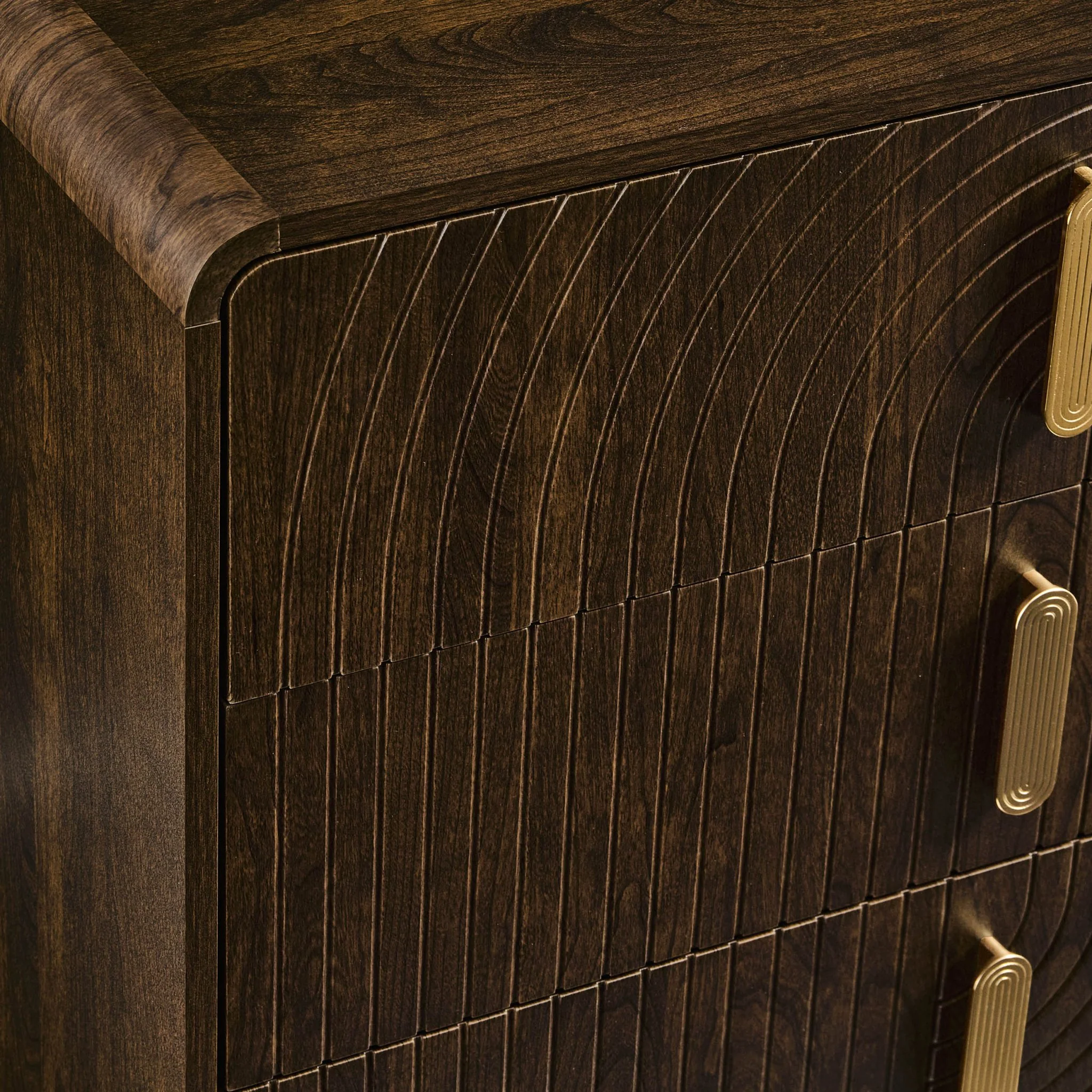 Marnie 3 Drawer Chest - Walnut - Image 8
