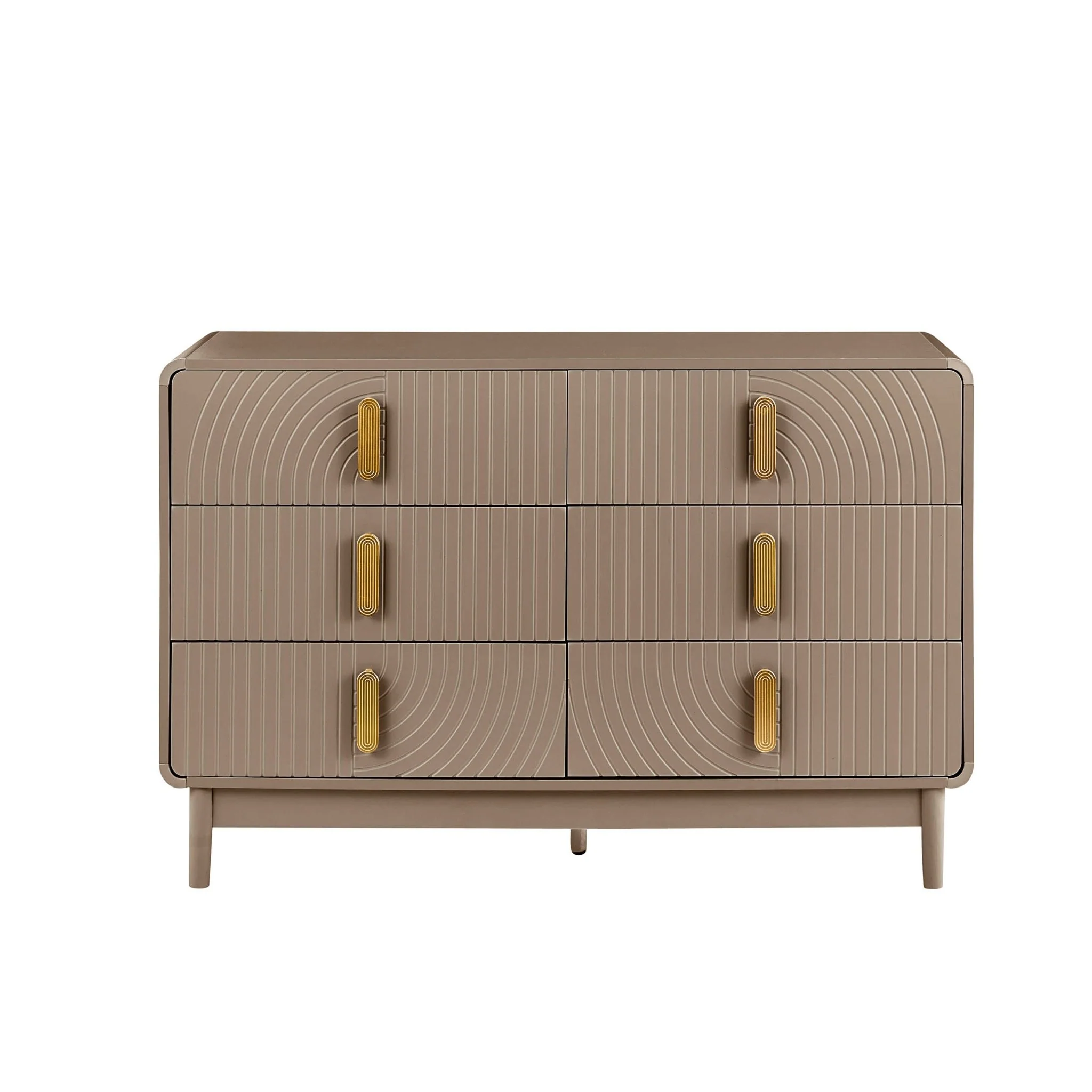 Marnie 6 Drawer Chest - Taupe - Image 2