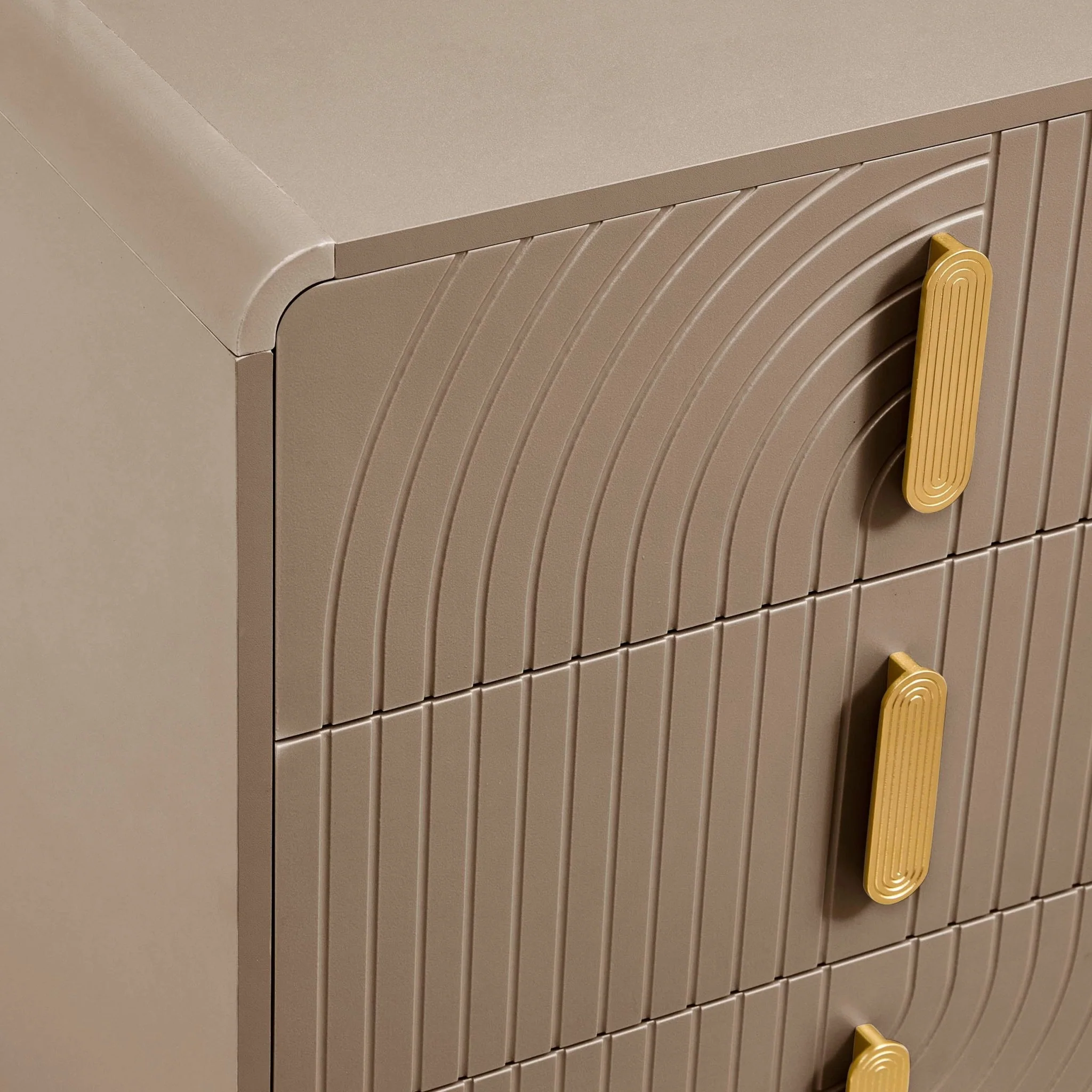 Marnie 6 Drawer Chest - Taupe - Image 6
