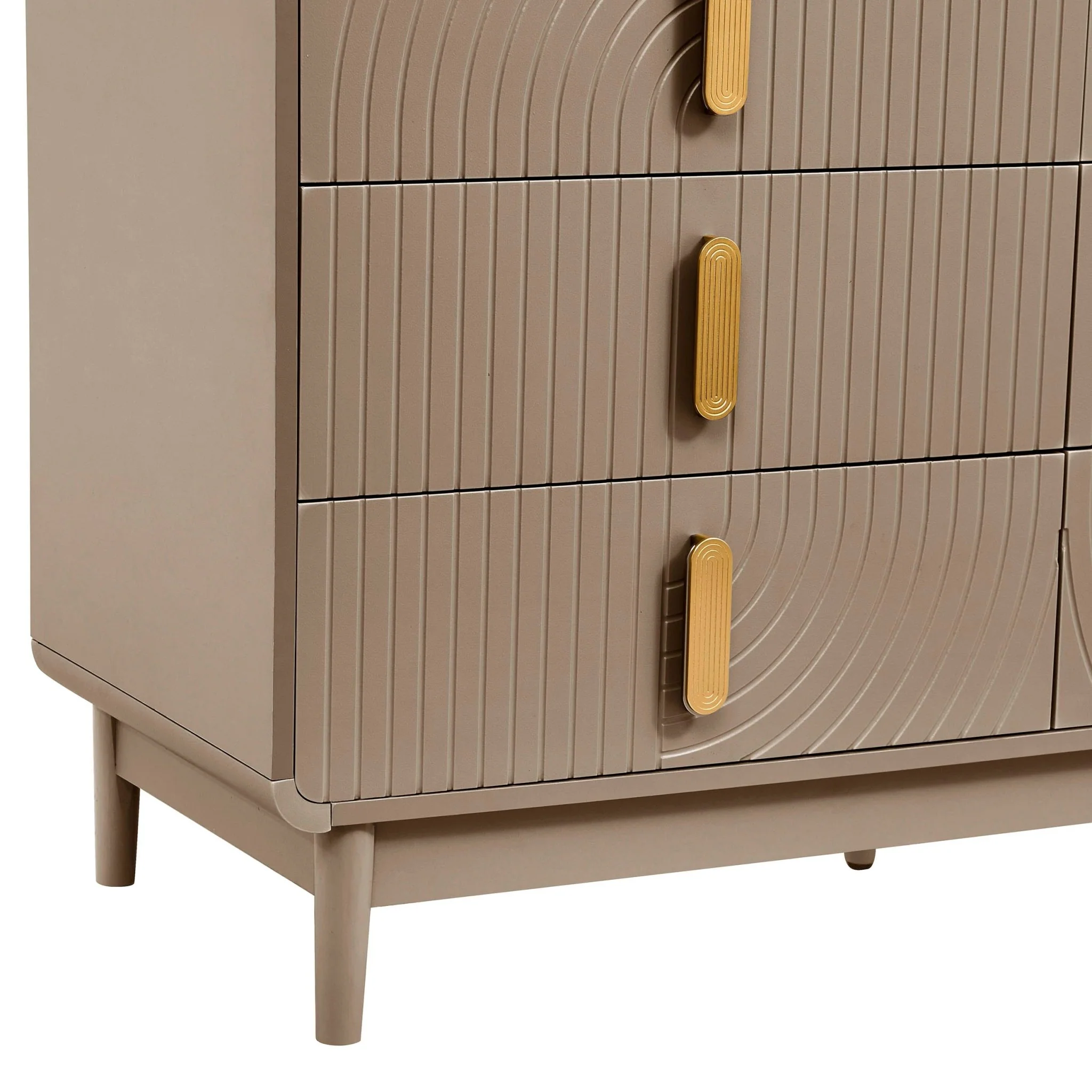Marnie 6 Drawer Chest - Taupe - Image 7
