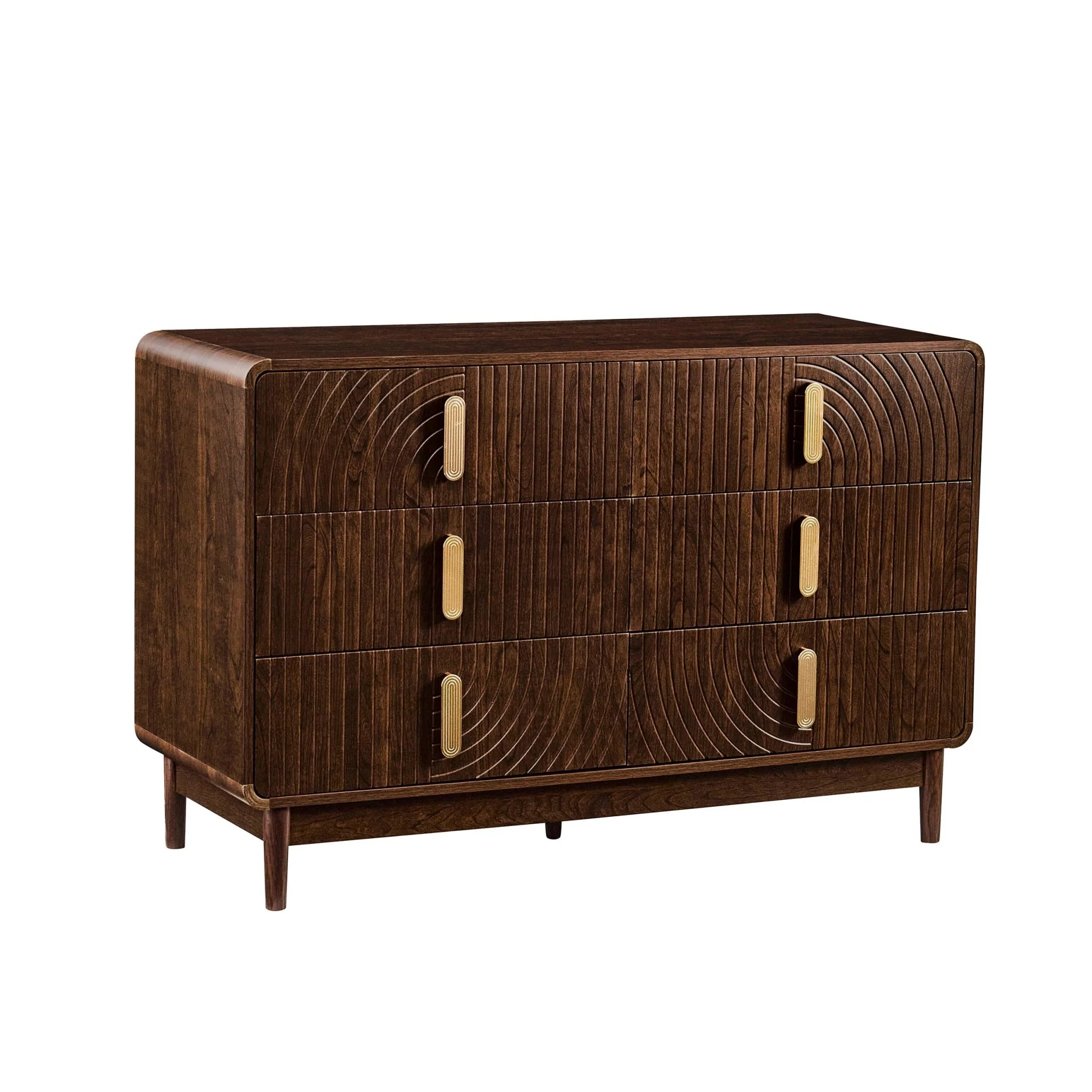 Marnie 6 Drawer Chest - Walnut - Image 5