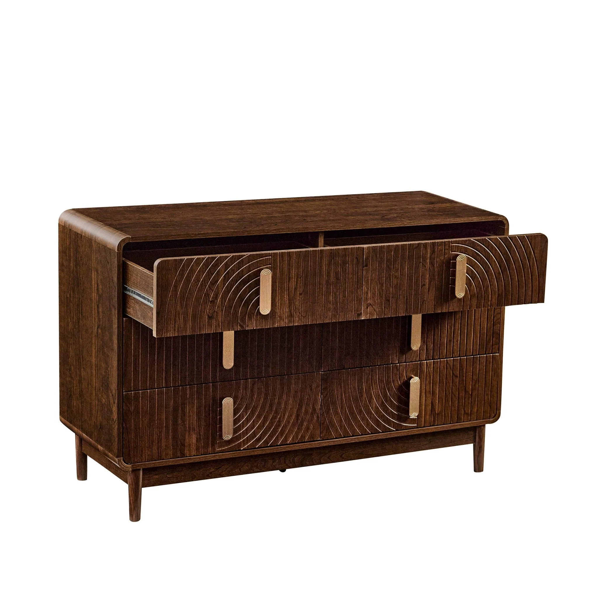 Marnie 6 Drawer Chest - Walnut - Image 6