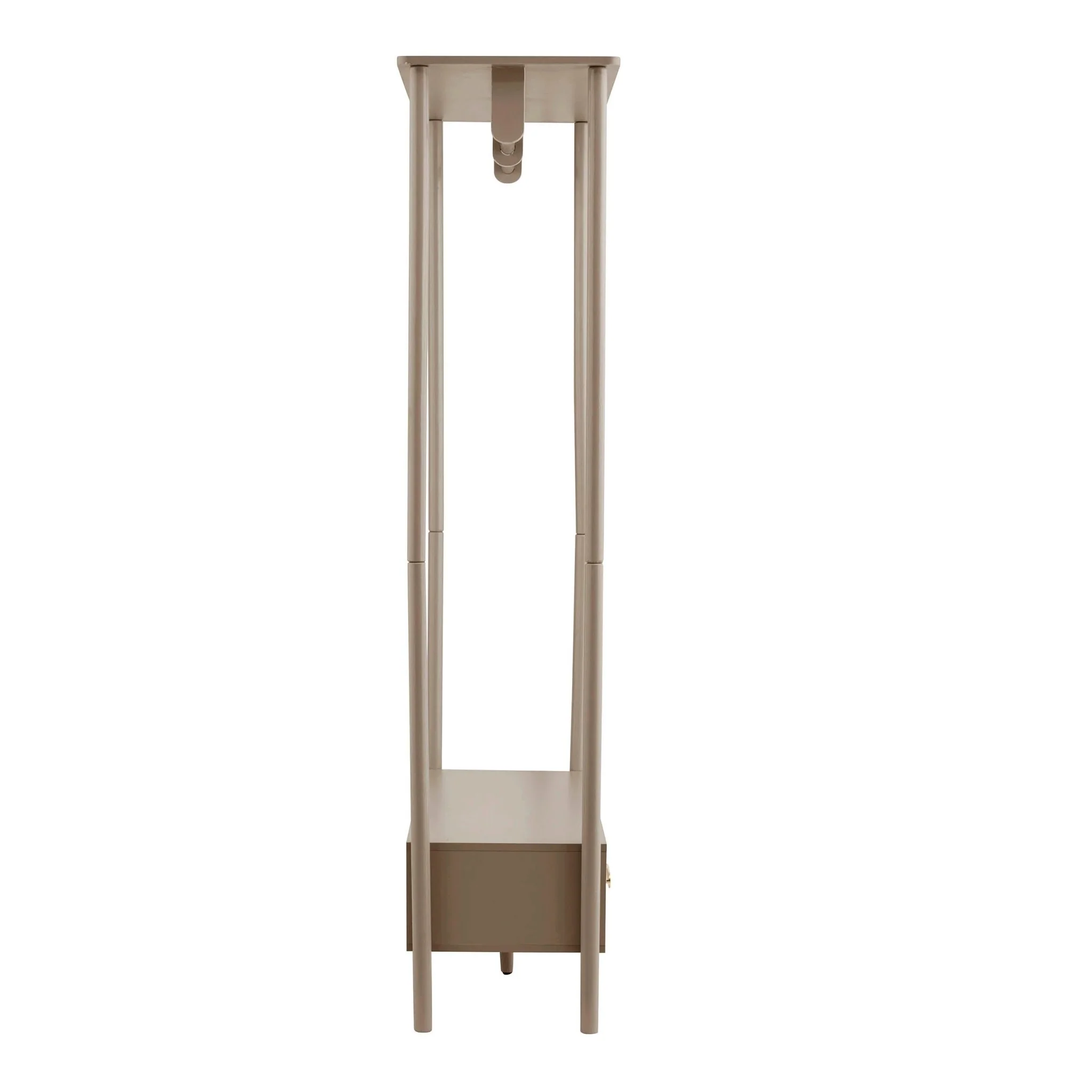 Marnie Clothes Rail With Drawers - Taupe - Image 5