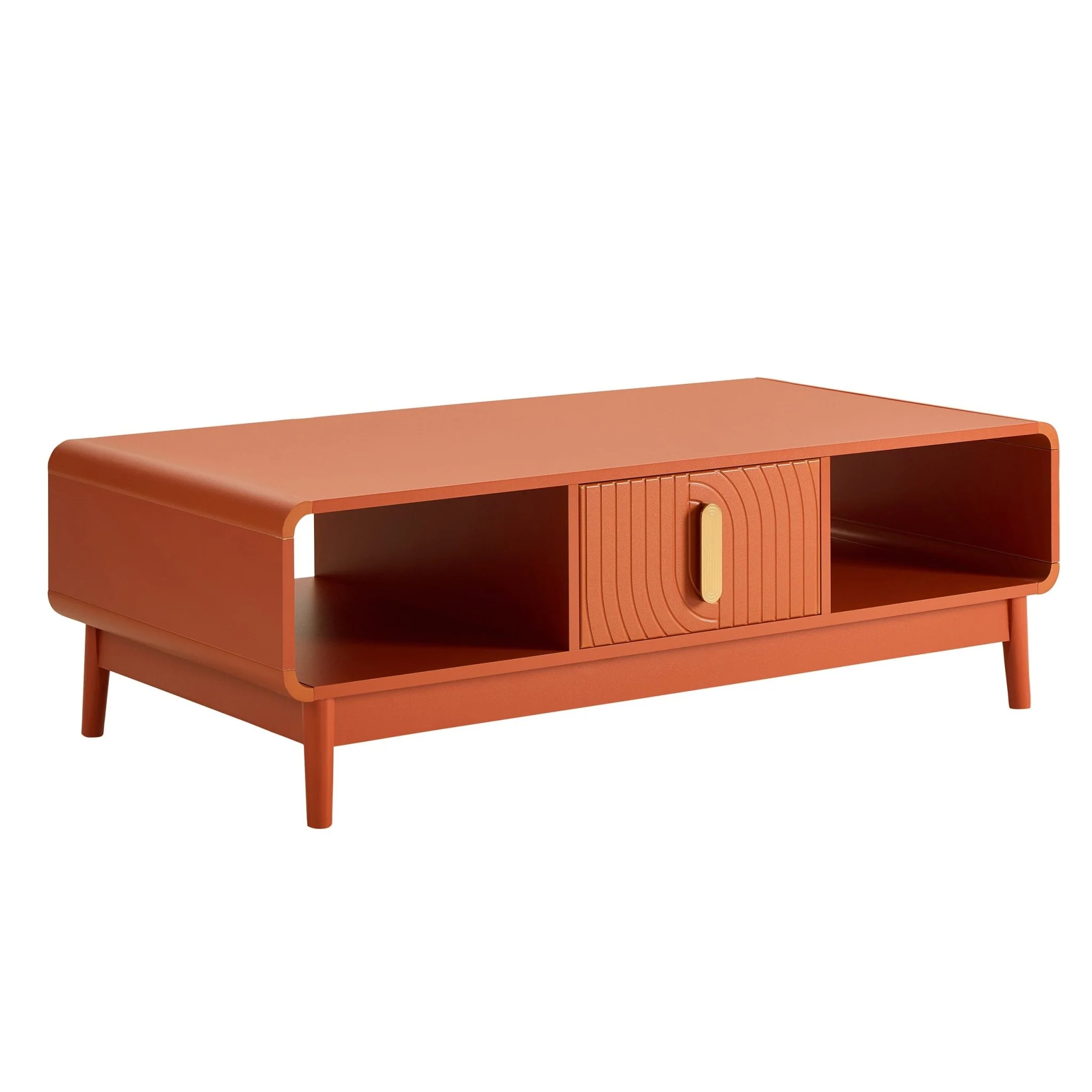 Marnie Coffee Table - Burnt Orange - Image 3