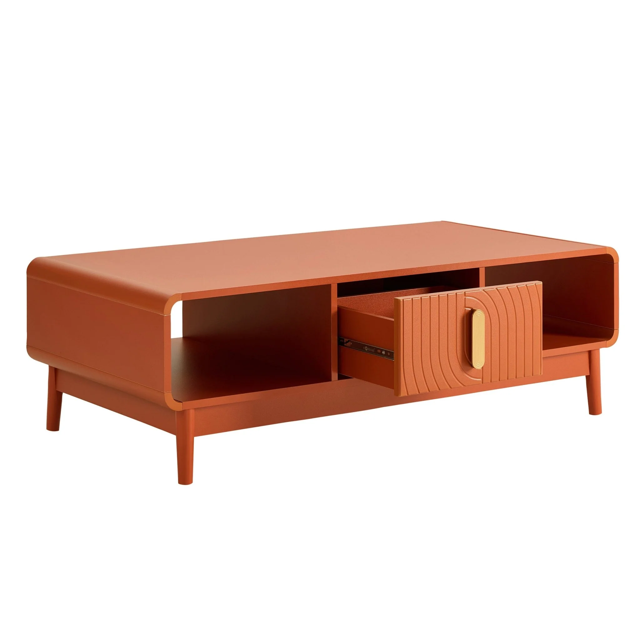 Marnie Coffee Table - Burnt Orange - Image 4