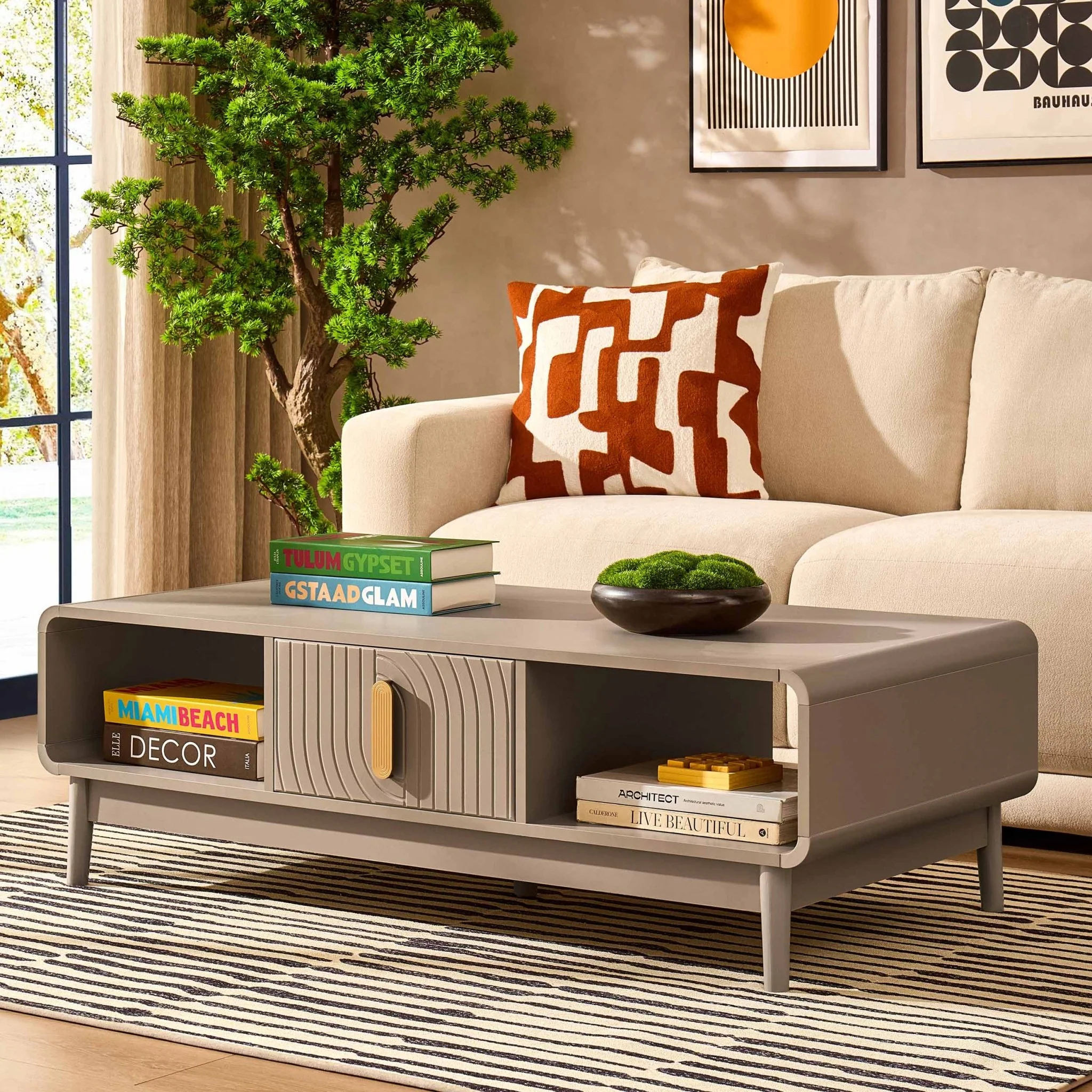 Marnie Coffee Table - Taupe - Image 2