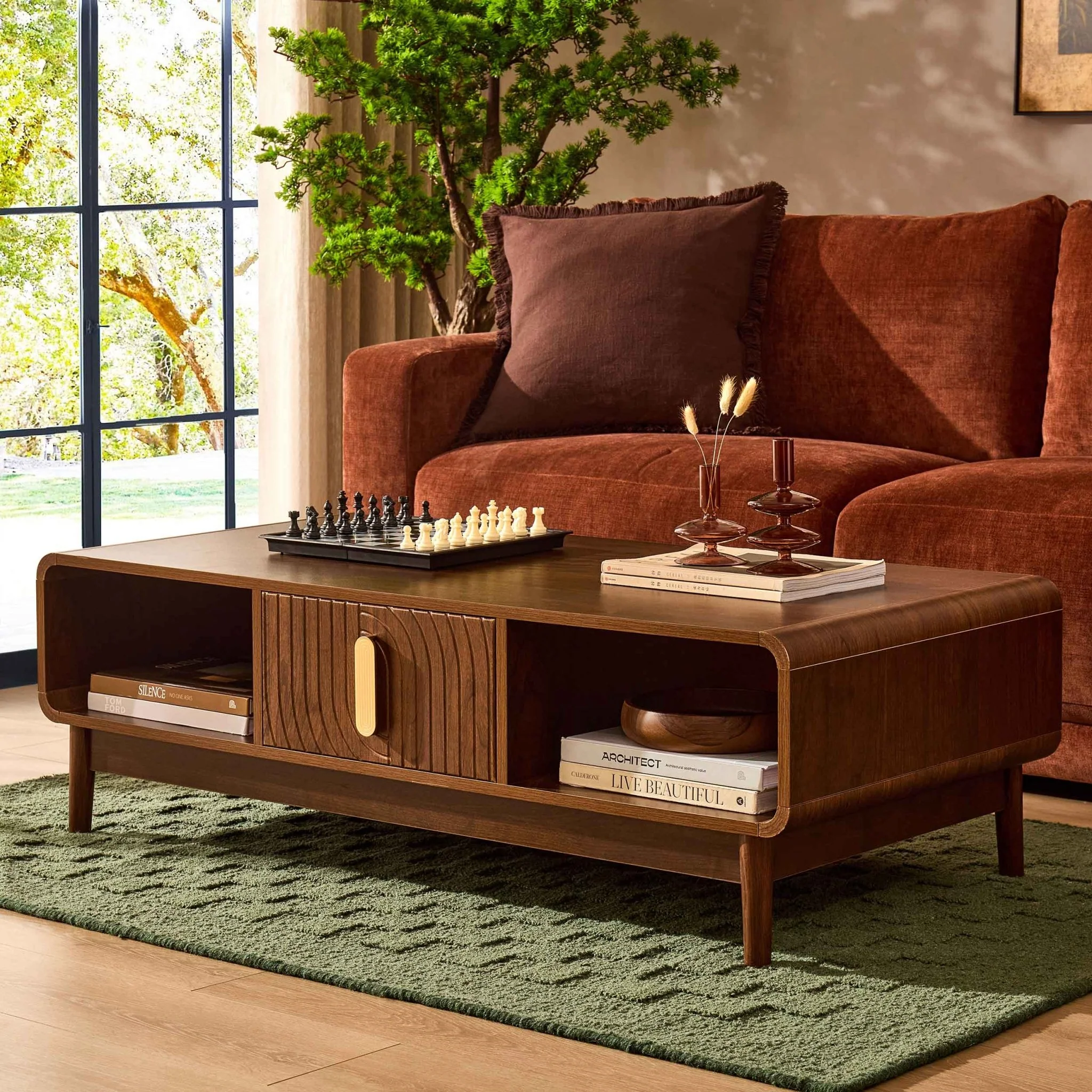 Marnie Coffee Table - Walnut - Image 2