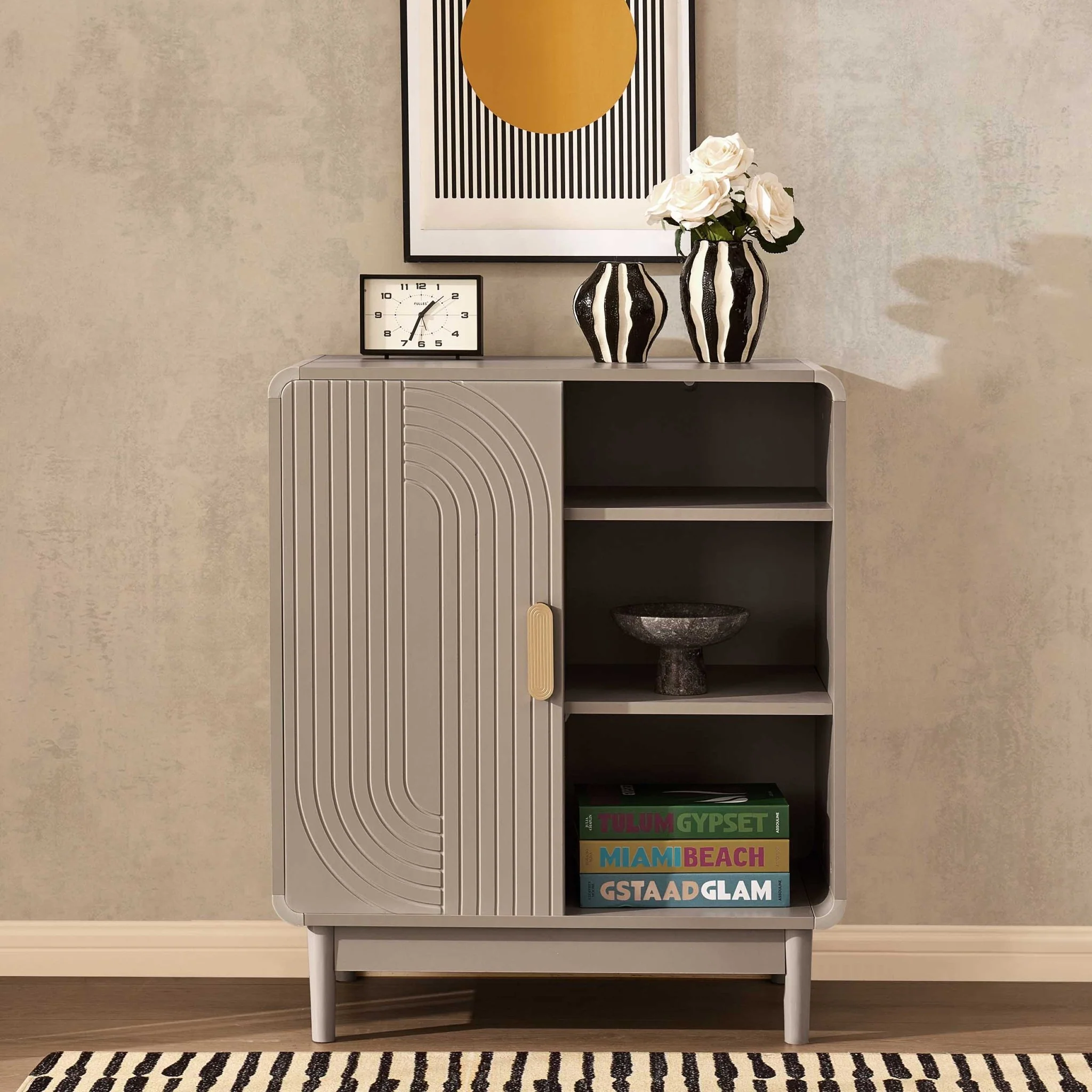 Marnie Small Bookcase - Taupe