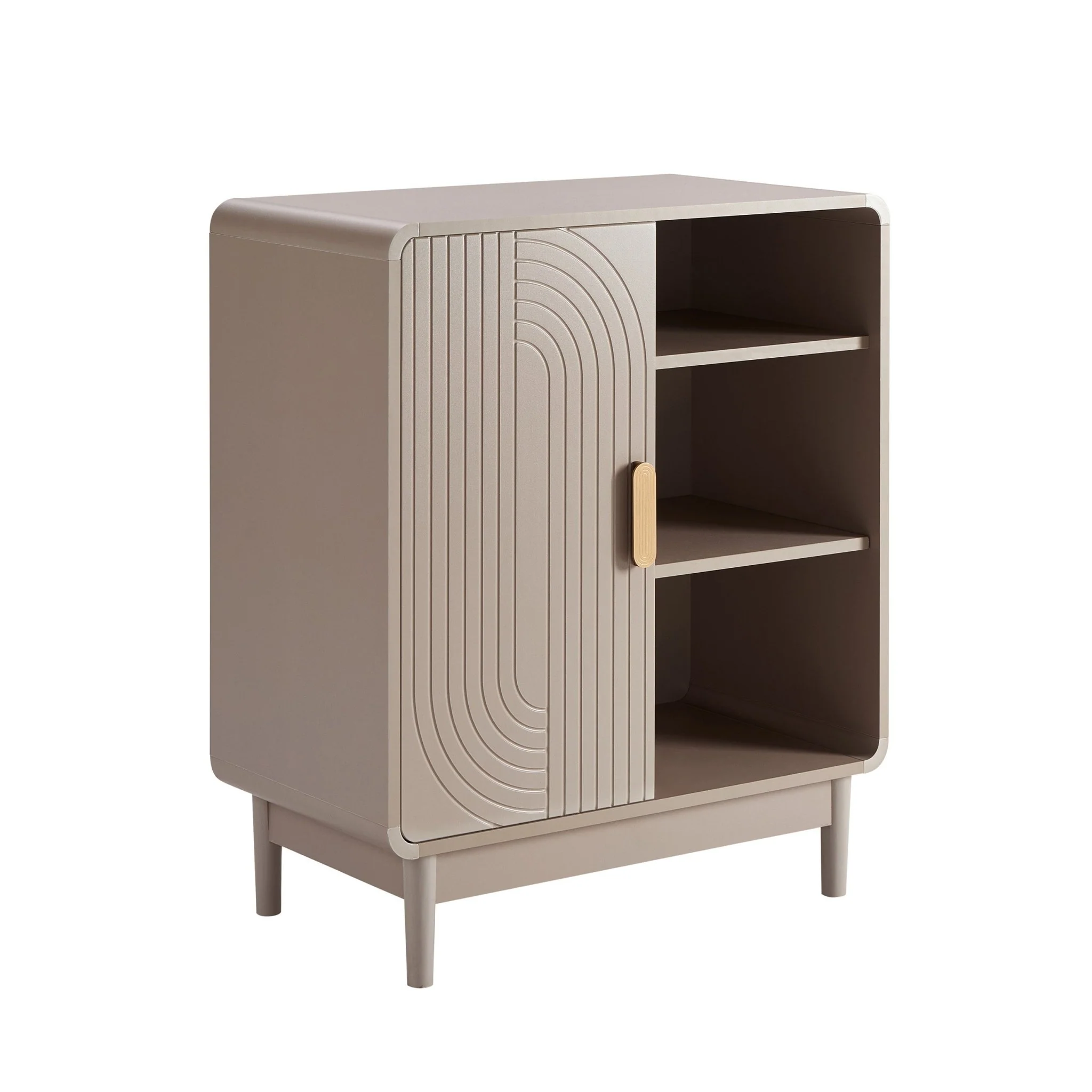 Marnie Small Bookcase - Taupe - Image 4