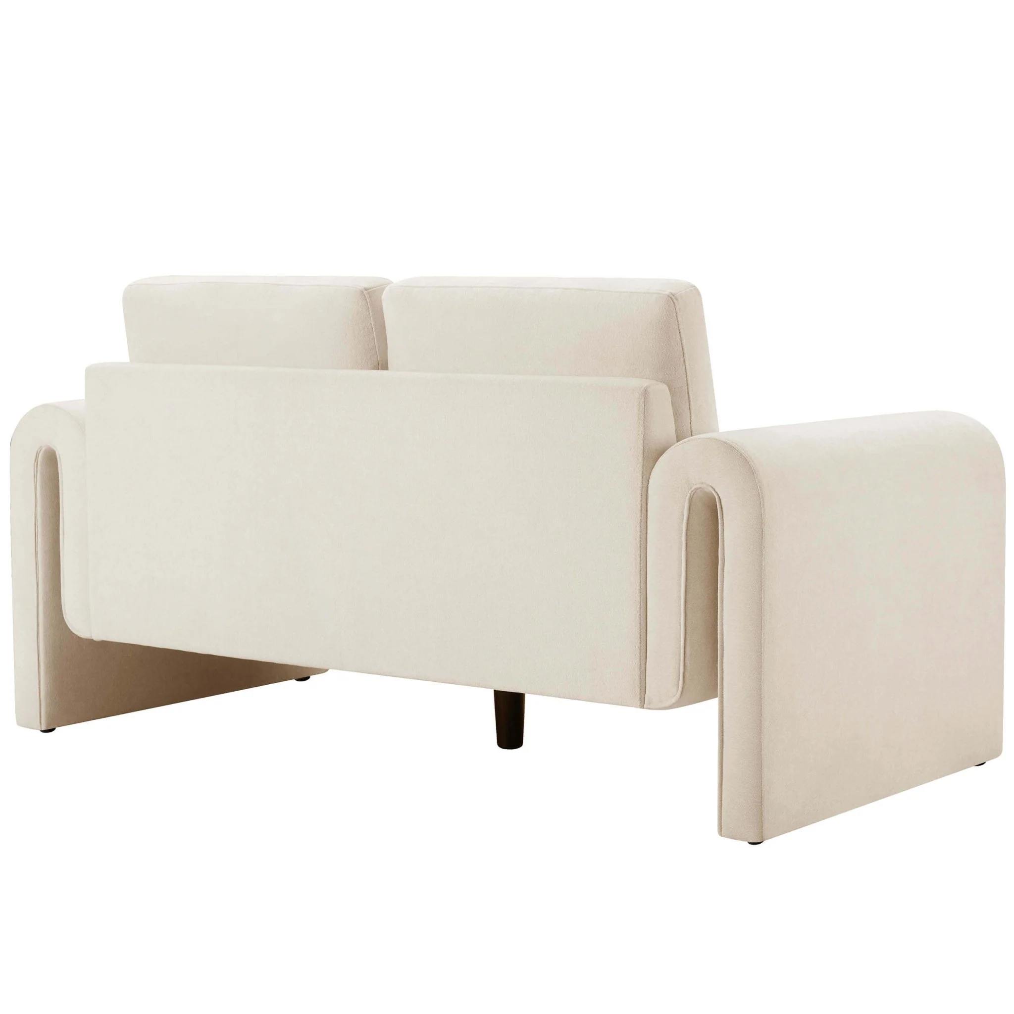 Marseille 2 Seater Sofa - Chenille Ivory - Image 4