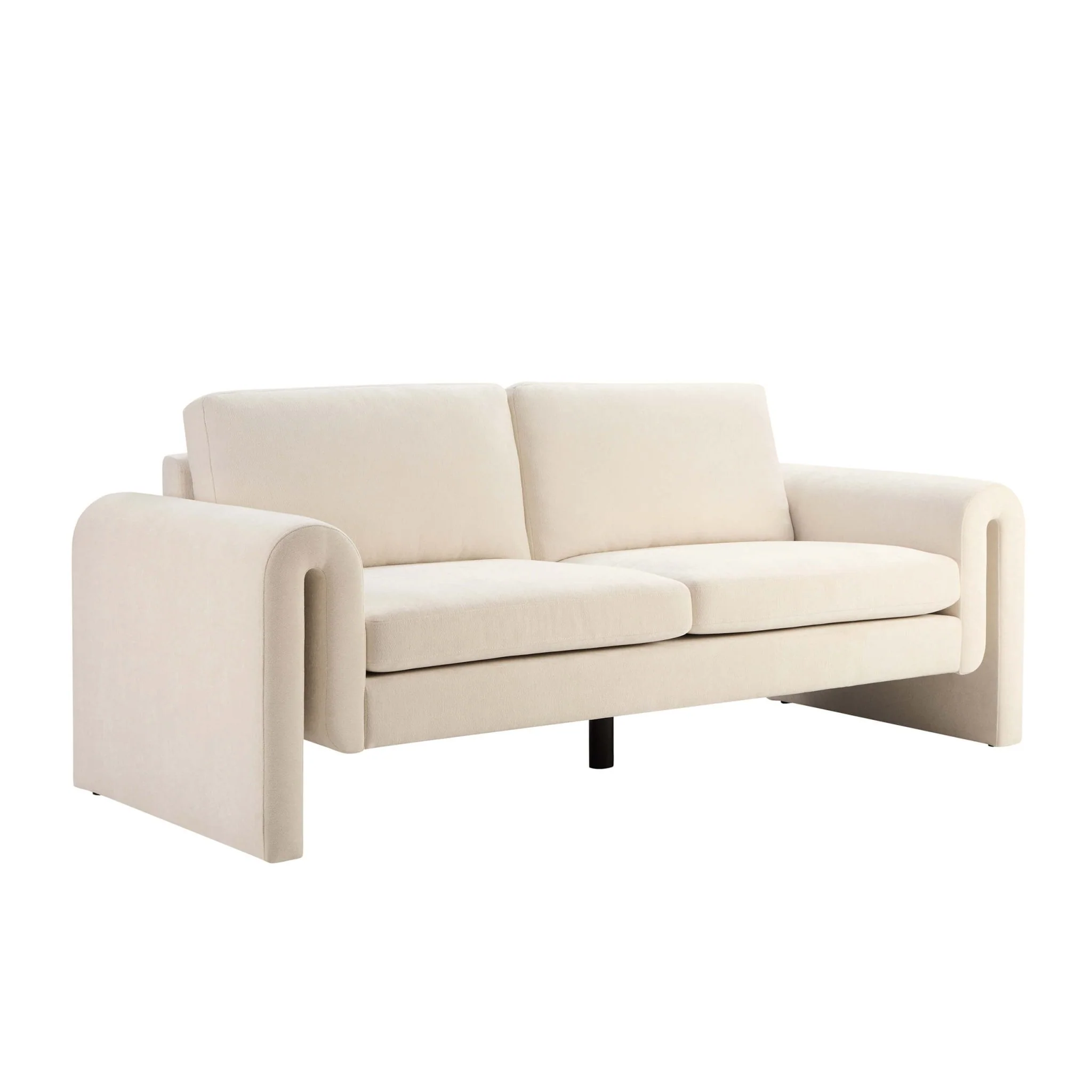 Marseille 3 Seater Sofa - Chenille Ivory - Image 4