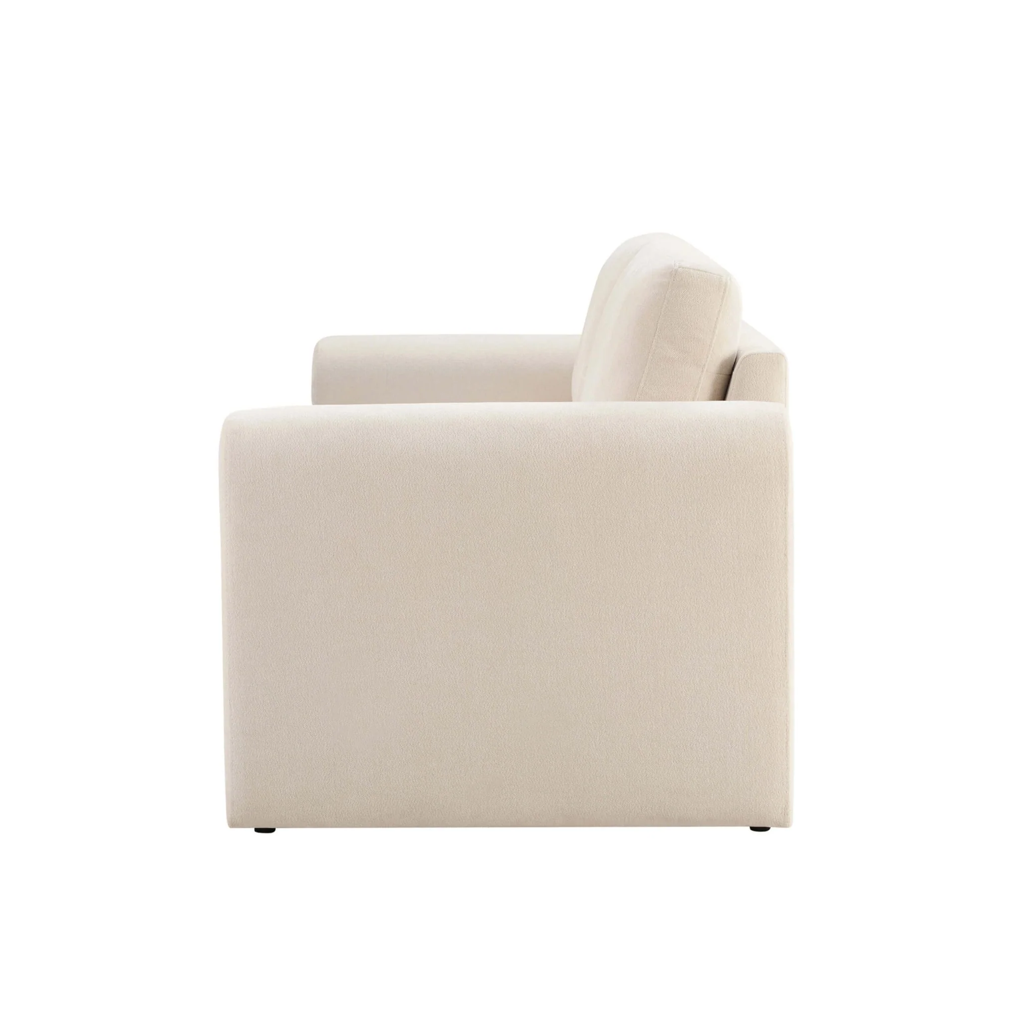Marseille 3 Seater Sofa - Chenille Ivory - Image 6