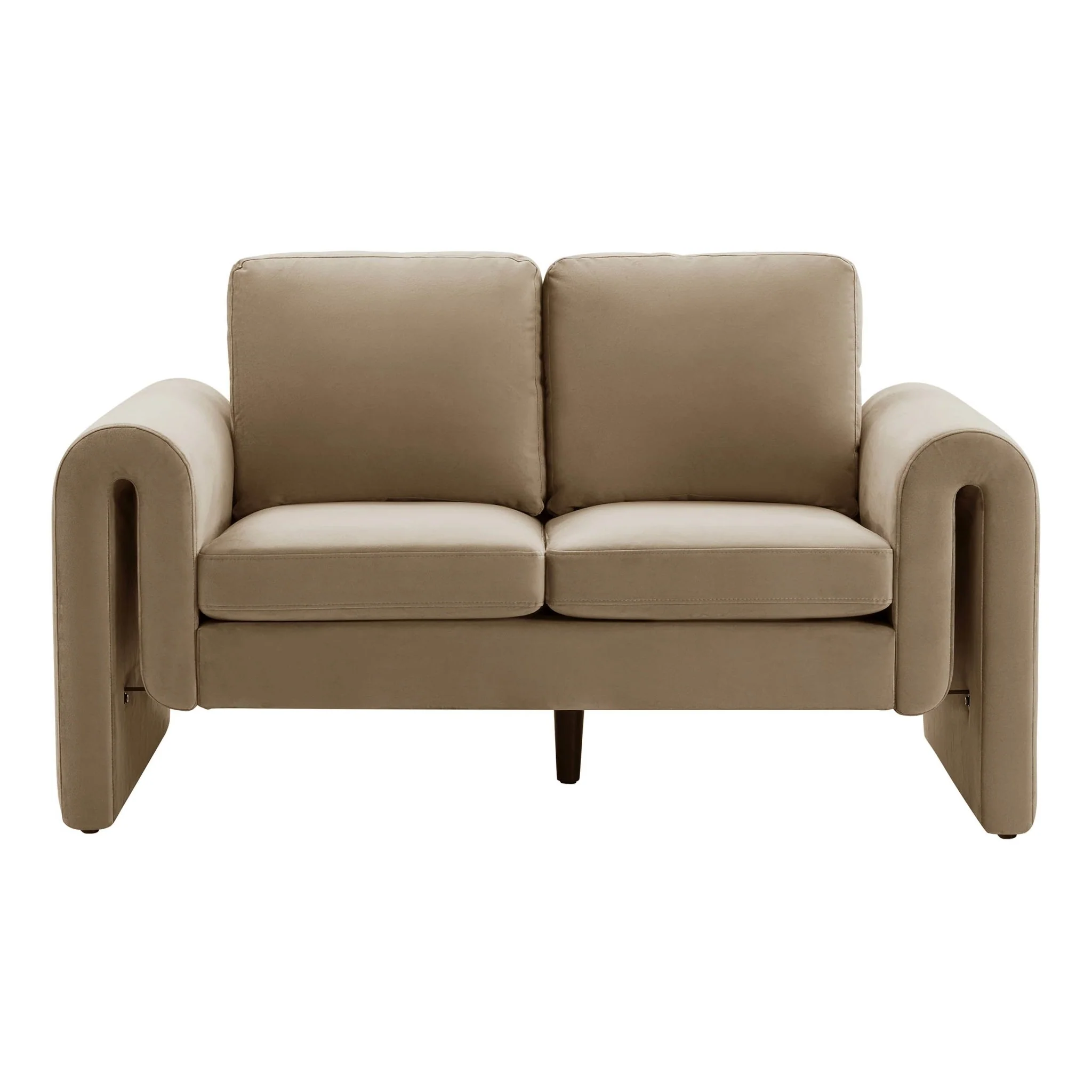Marseille Compact 2 Seater Sofa - Latte - Image 2