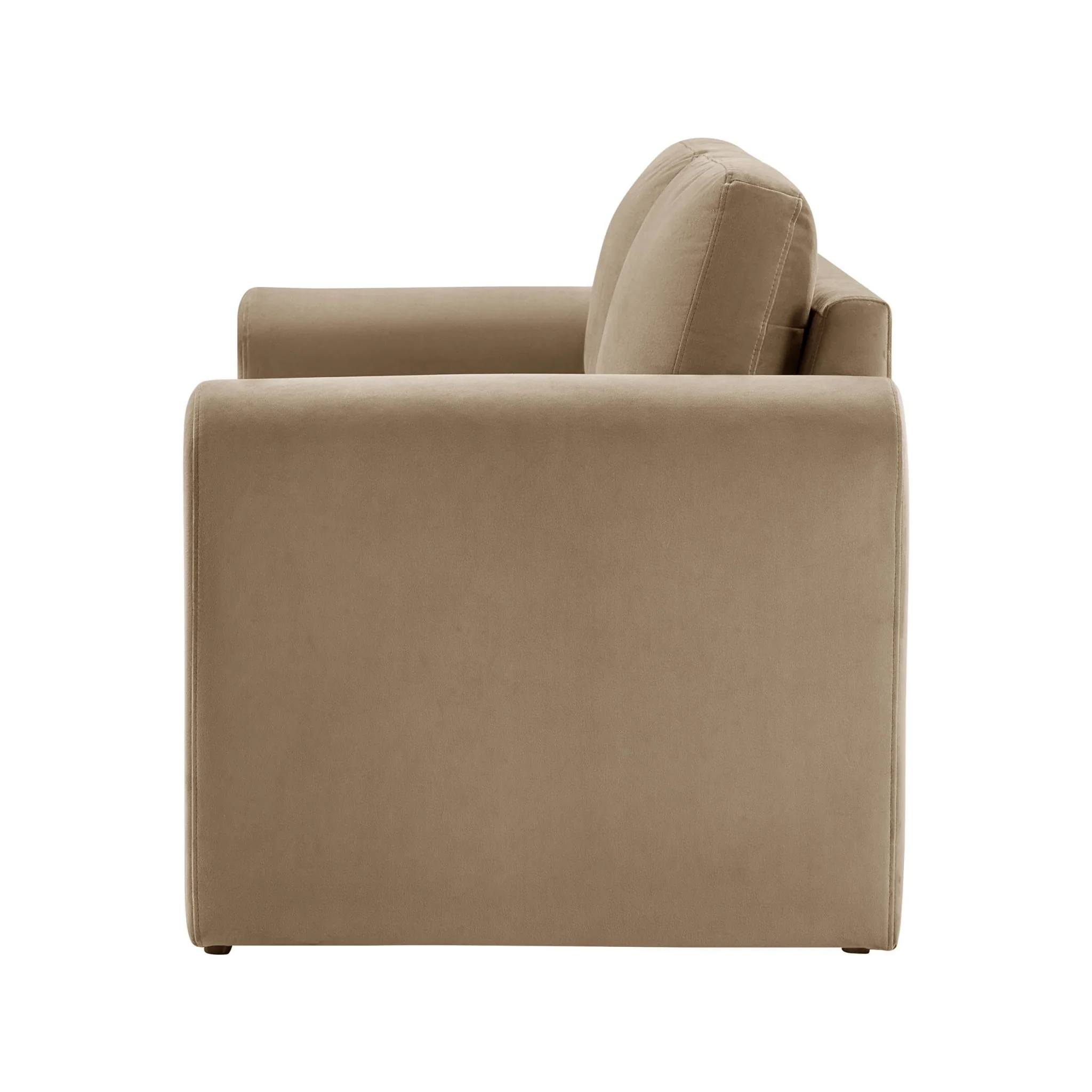 Marseille Compact 2 Seater Sofa - Latte - Image 6