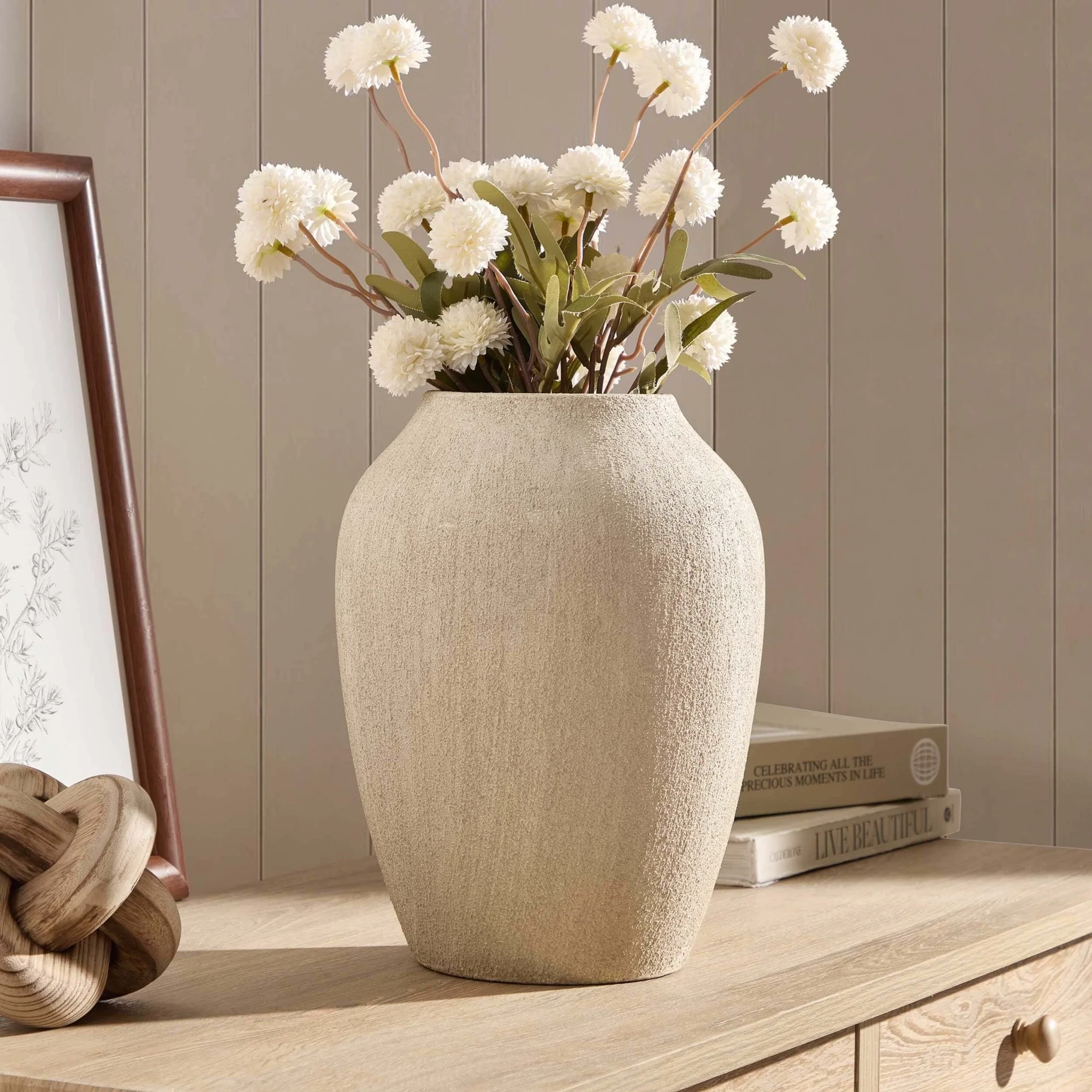 Martha Rustic Vase - Natural
