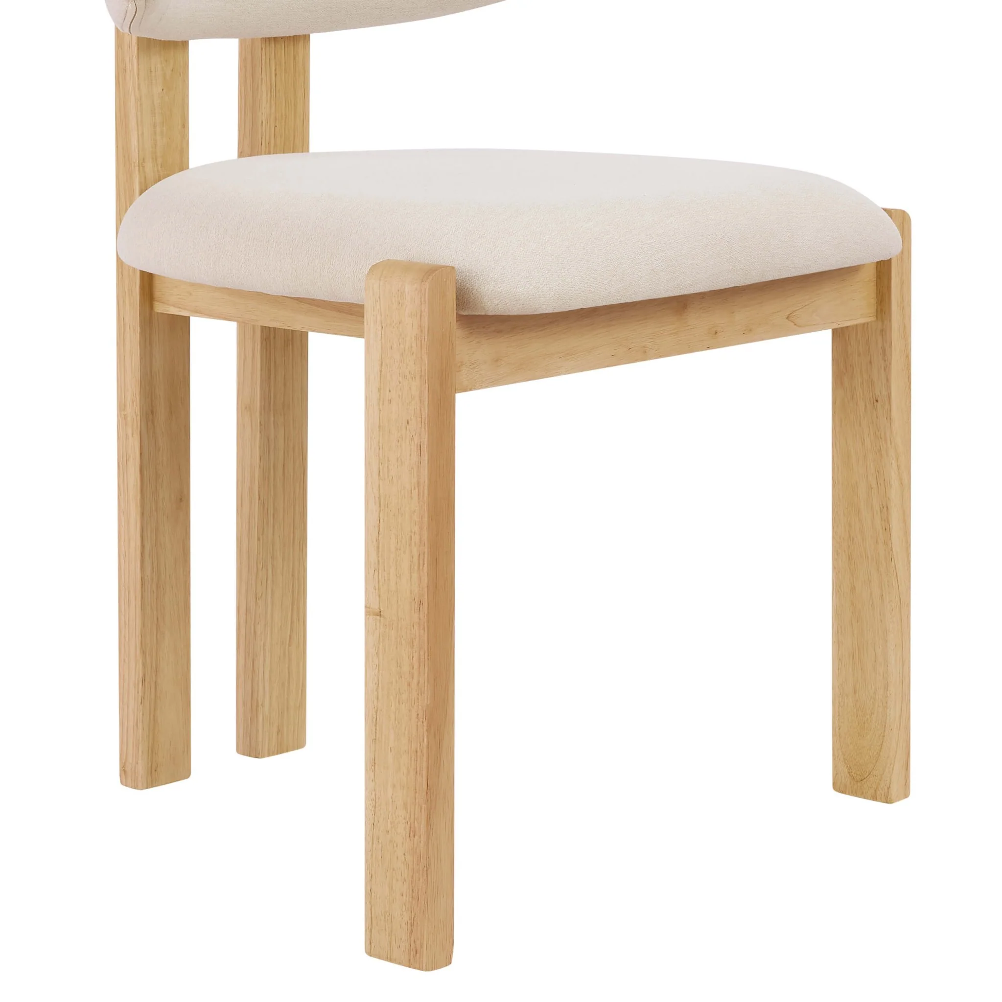 Matty Set of 2 Dining Chairs -  Cream Linen - Image 8