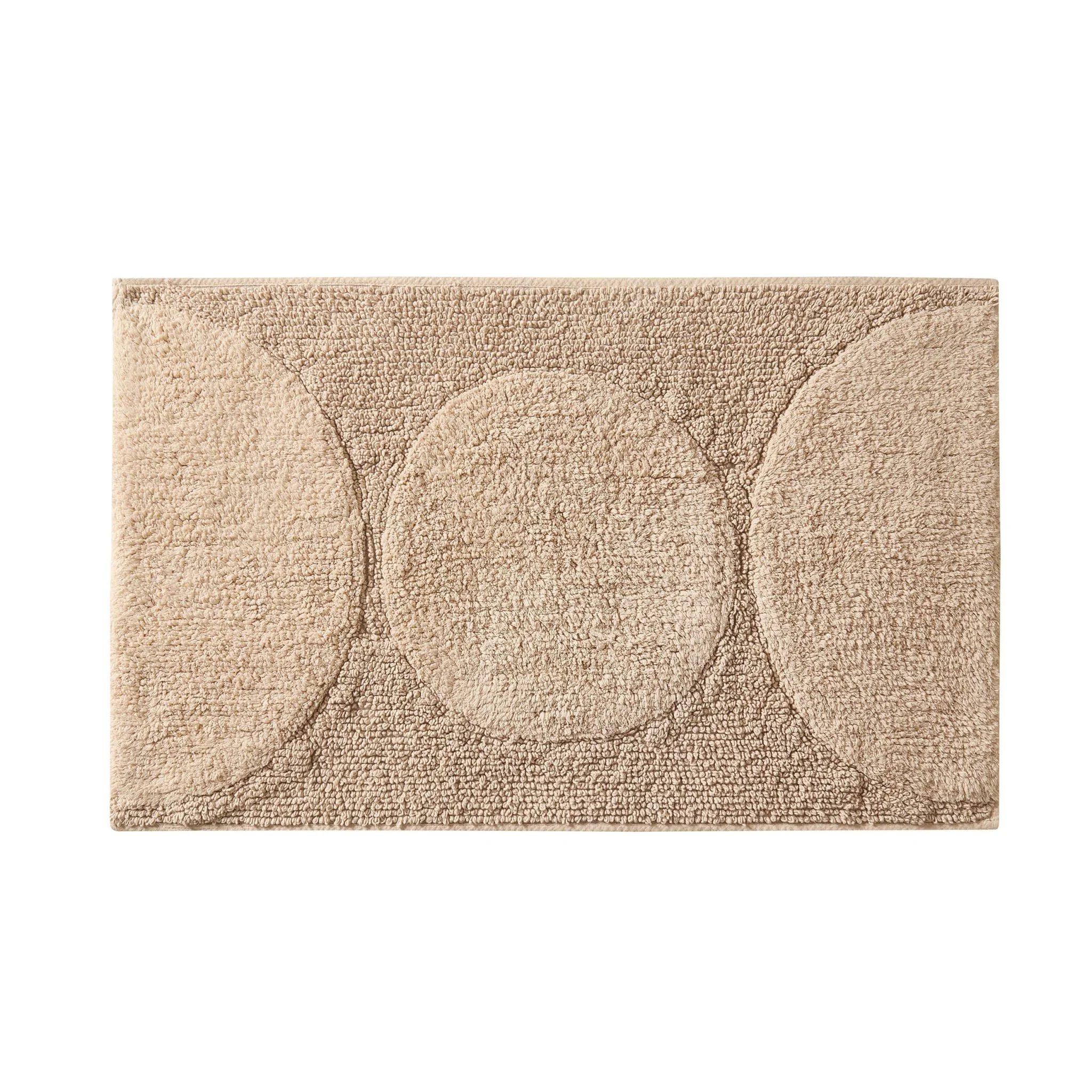 Maui Geo Circle Bath Mat - Natural - Image 2
