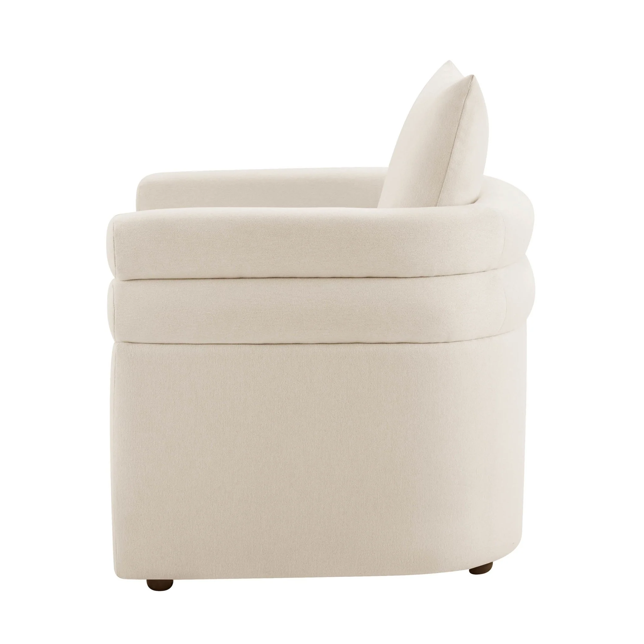 Maya Accent Chair - Cream Linen - Image 6