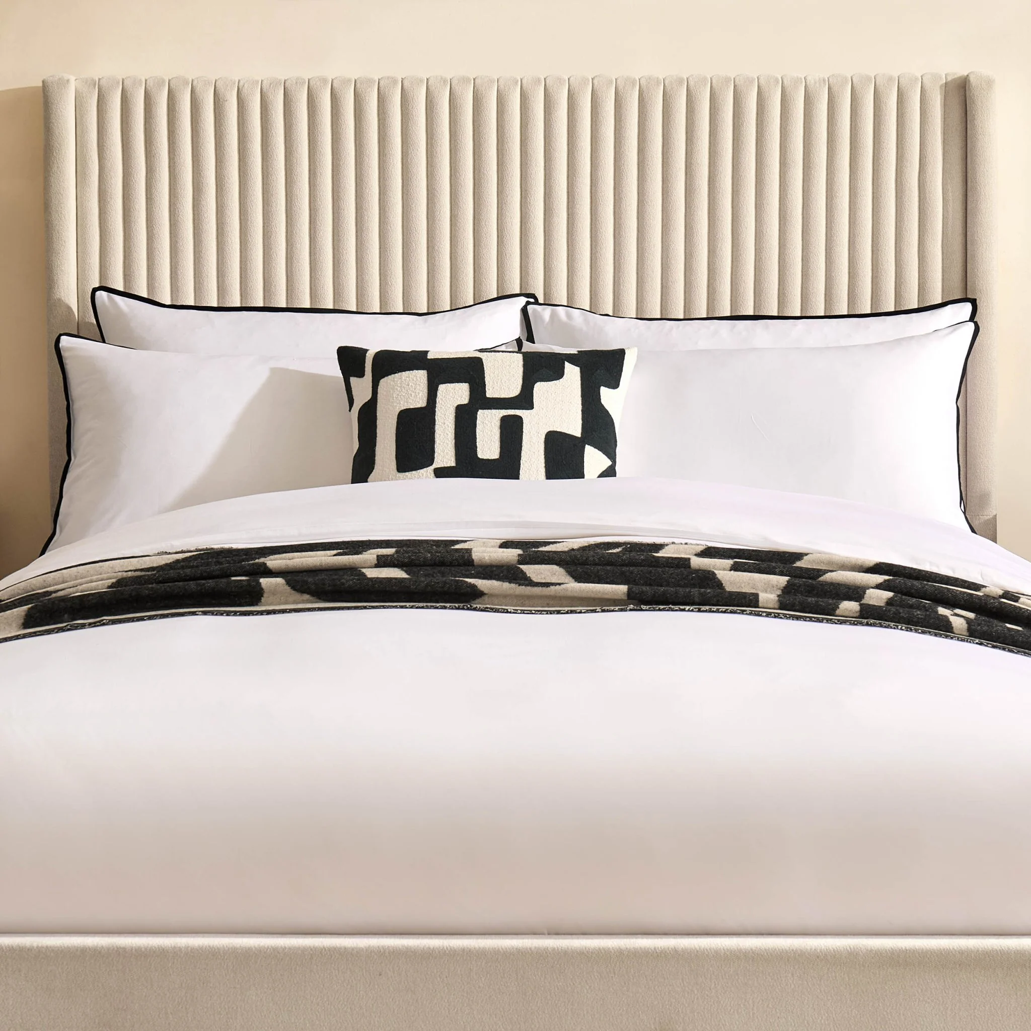 Melrose Ottoman Storage Bed - Chenille Ivory - Image 4