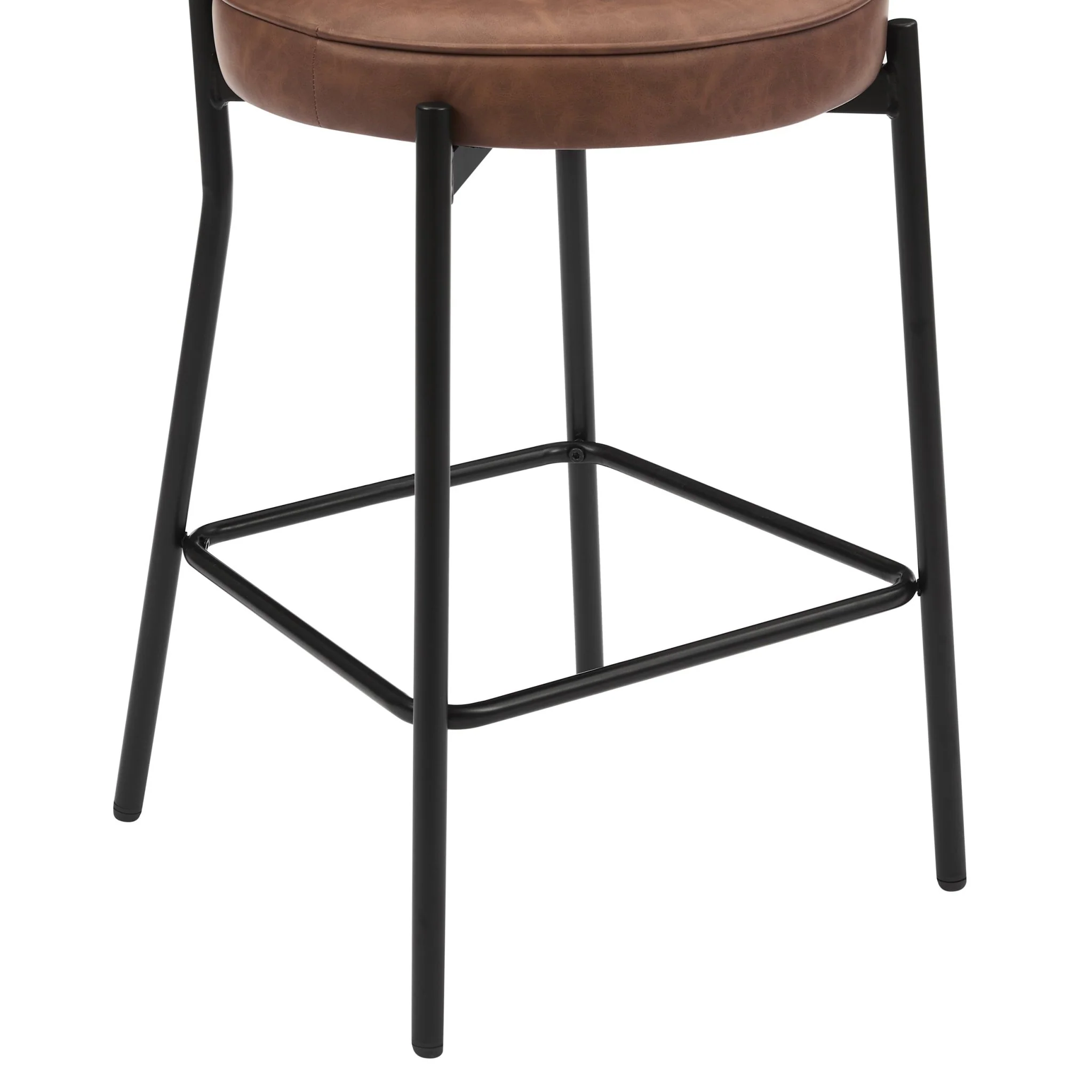 Mia Set of 2 Barstool - Faux Leather Tan - Image 6