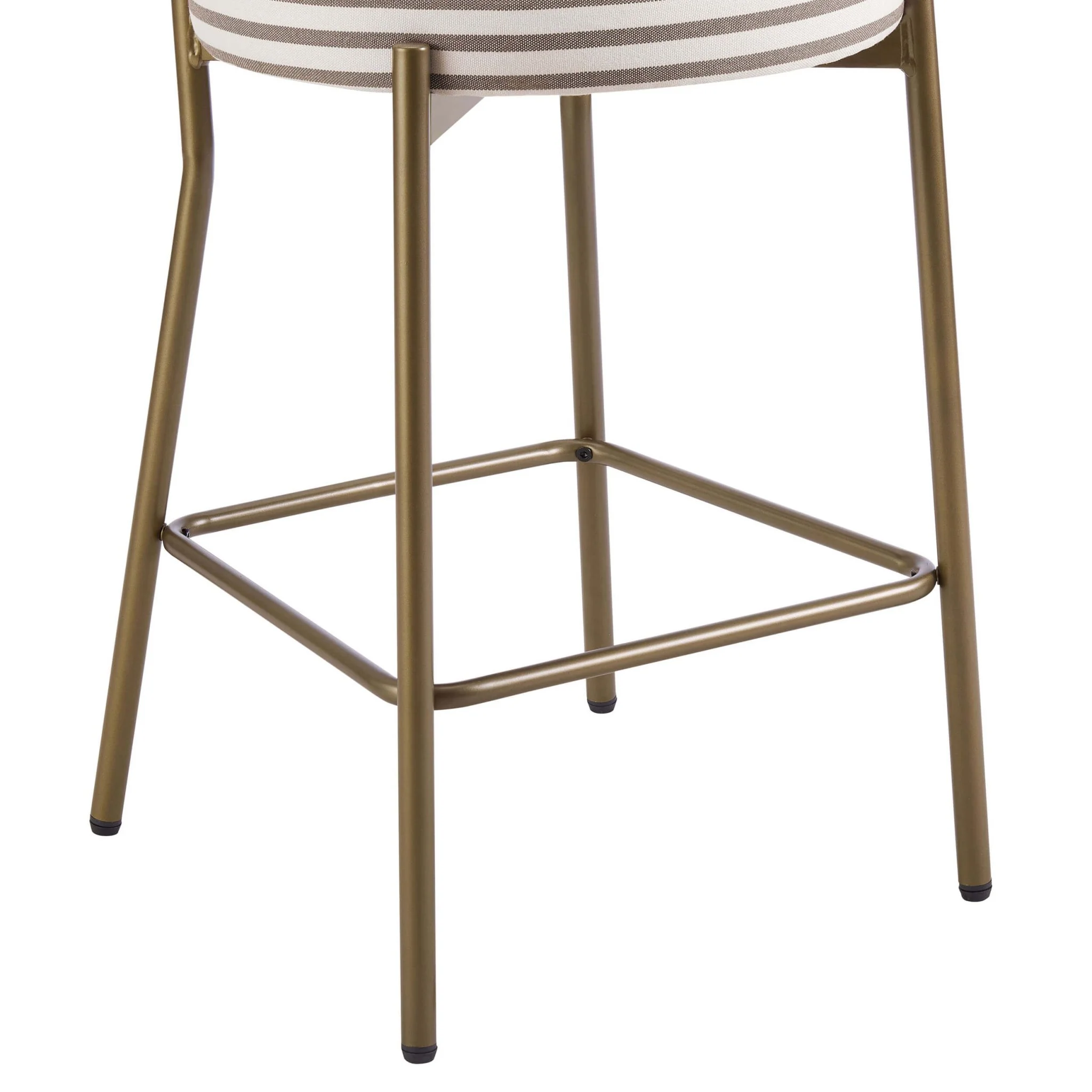Mia Set of 2 Barstools - Chocolate Stripe - Image 7