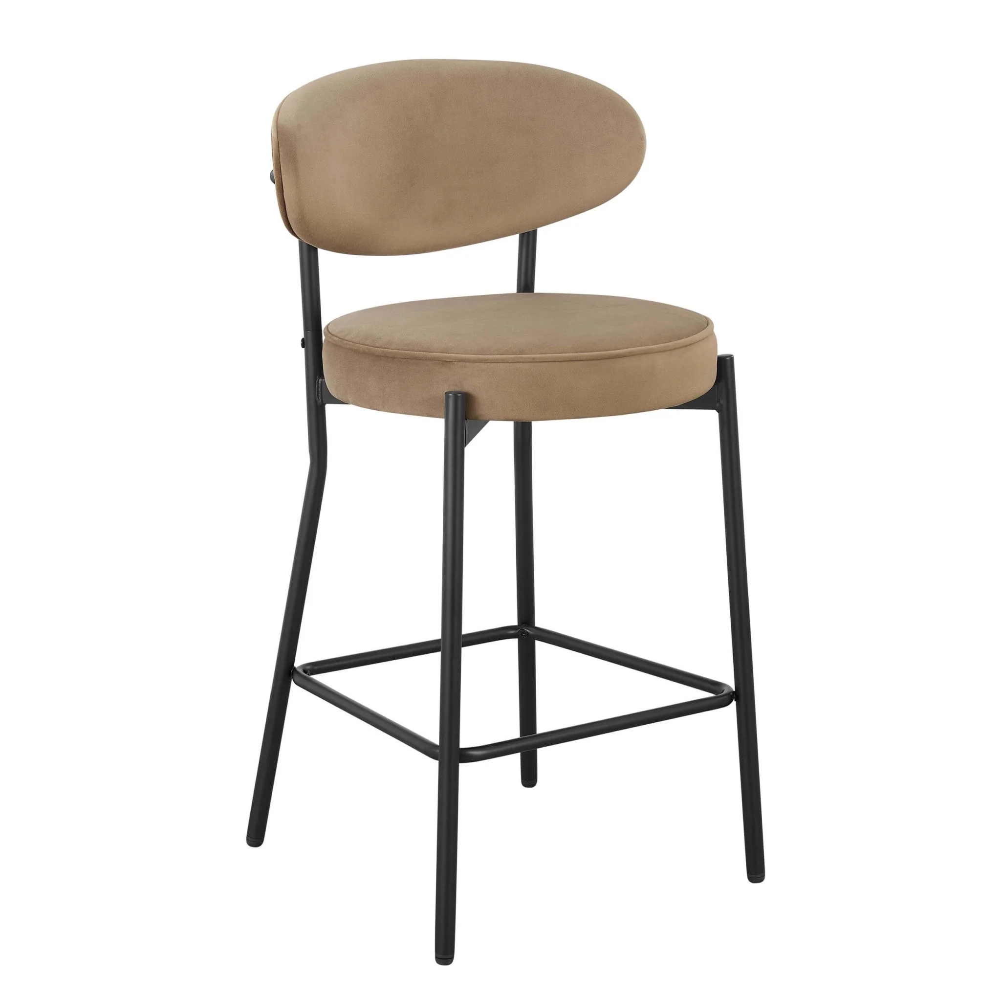 Mia Set of 2 Barstools - Latte - Image 3
