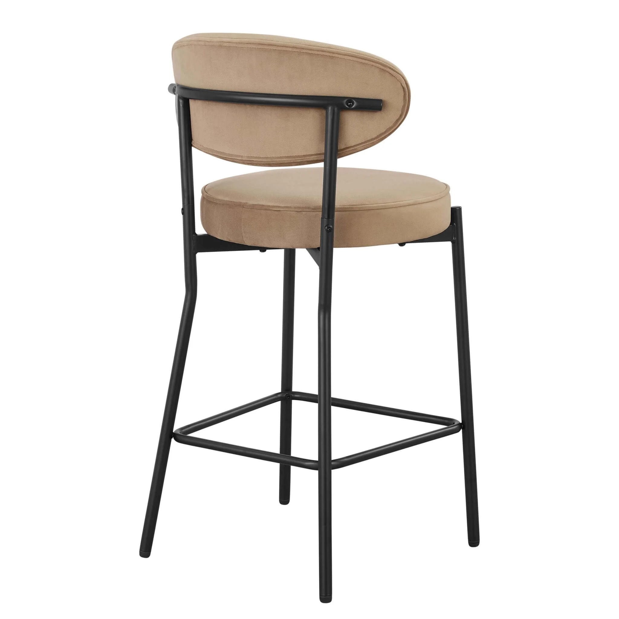 Mia Set of 2 Barstools - Latte - Image 5