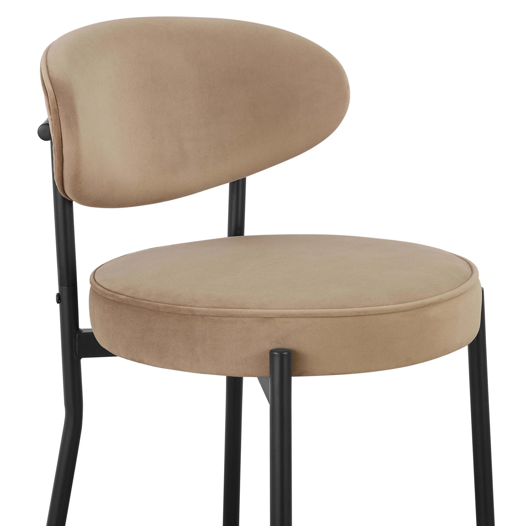 Mia Set of 2 Barstools - Latte - Image 6