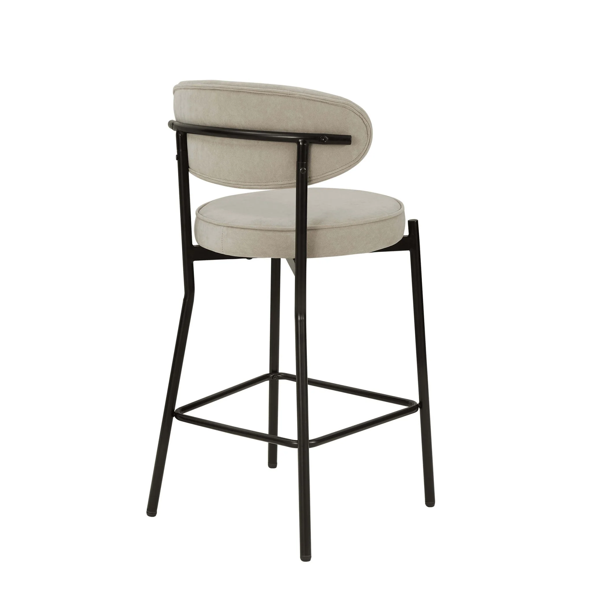 Mia Set of 2 Barstools - Stone - Image 5