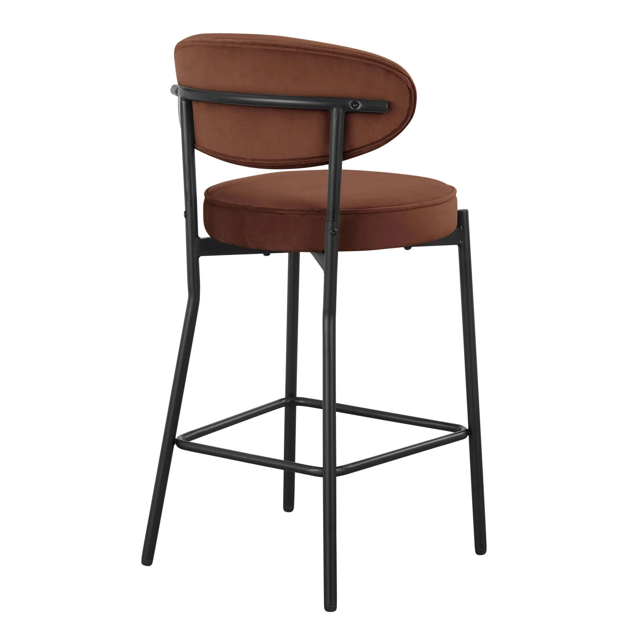 Mia Set of 2 Barstools - Terracotta - Image 5