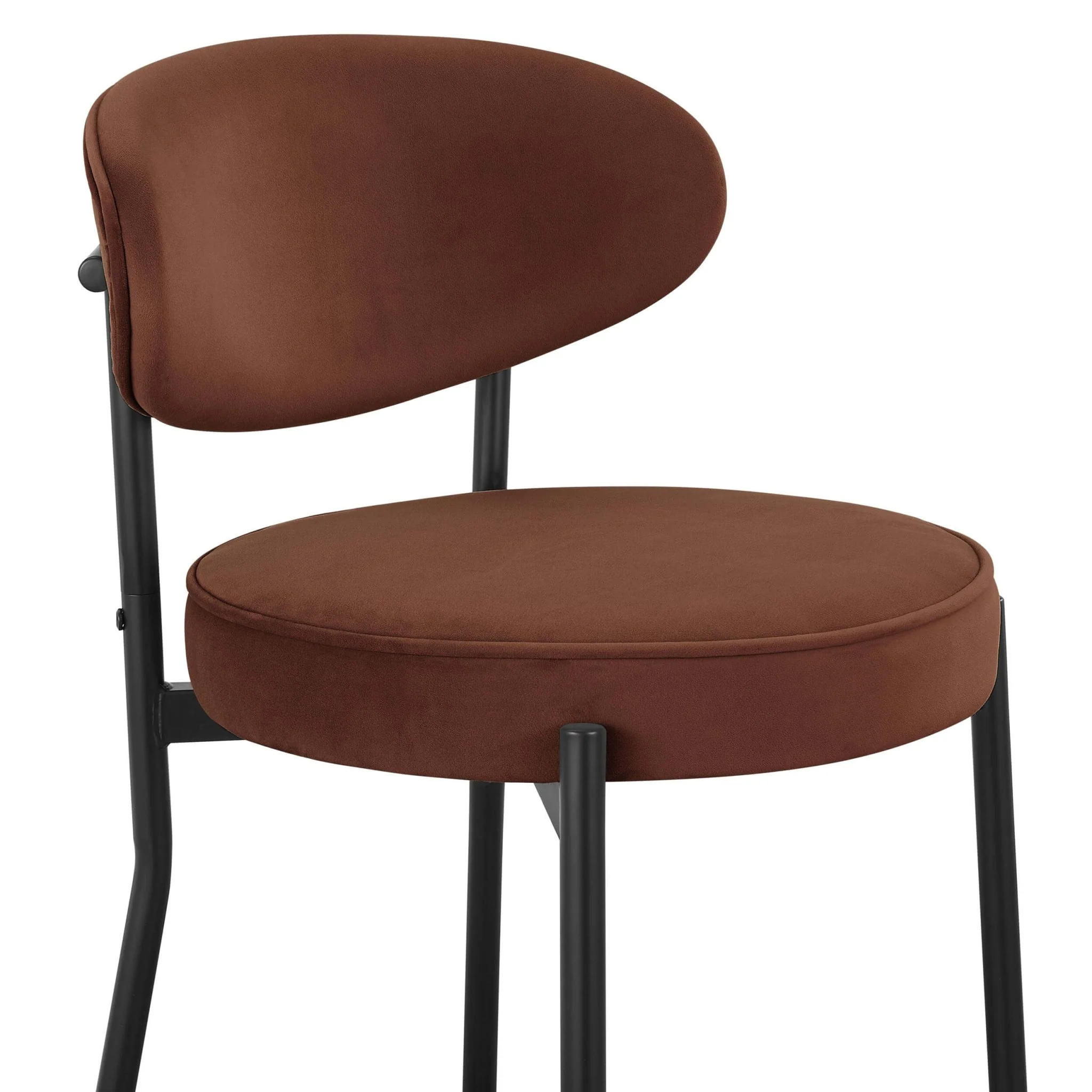 Mia Set of 2 Barstools - Terracotta - Image 6