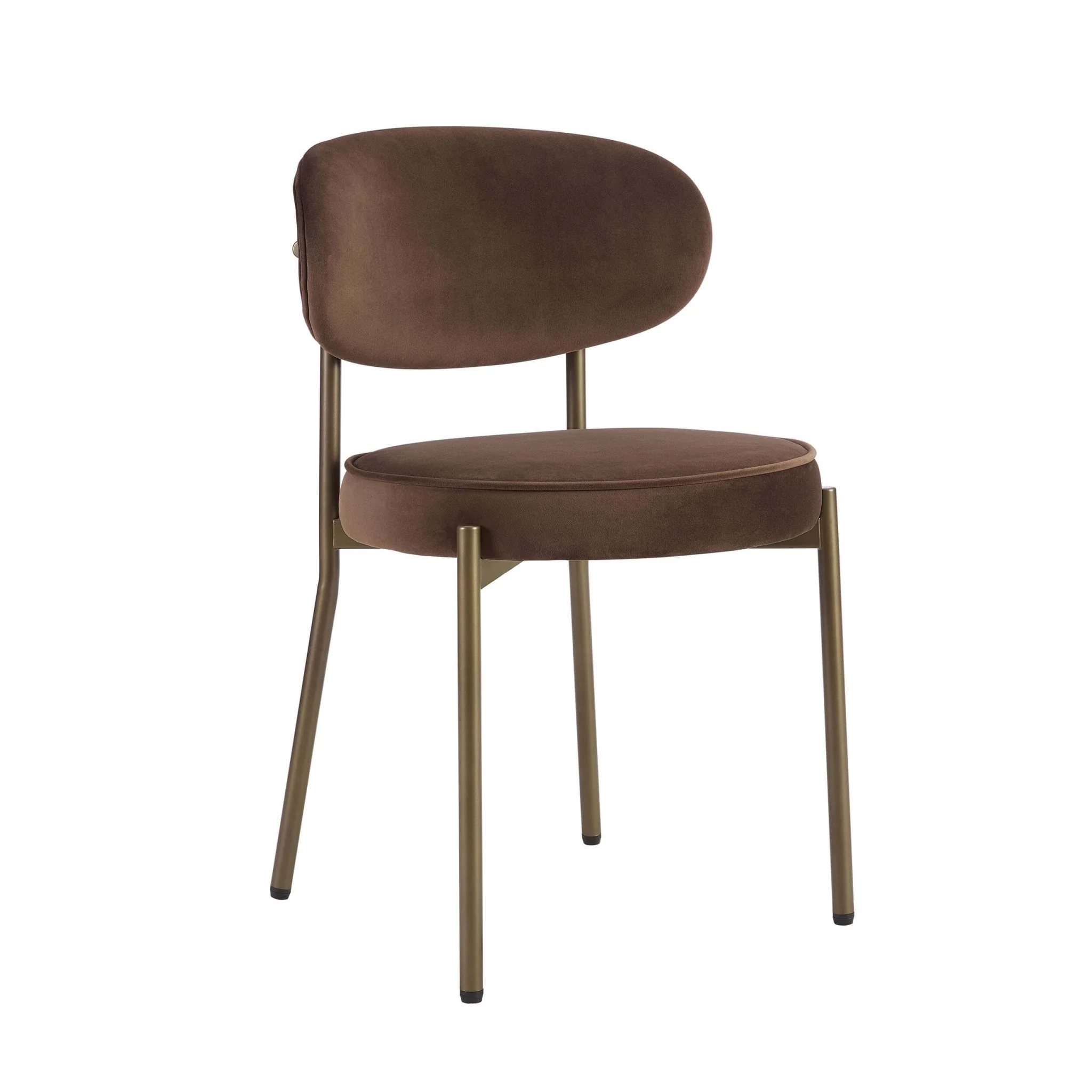 Mia Set of 2 Dining Chairs - Cappuccino - Image 4