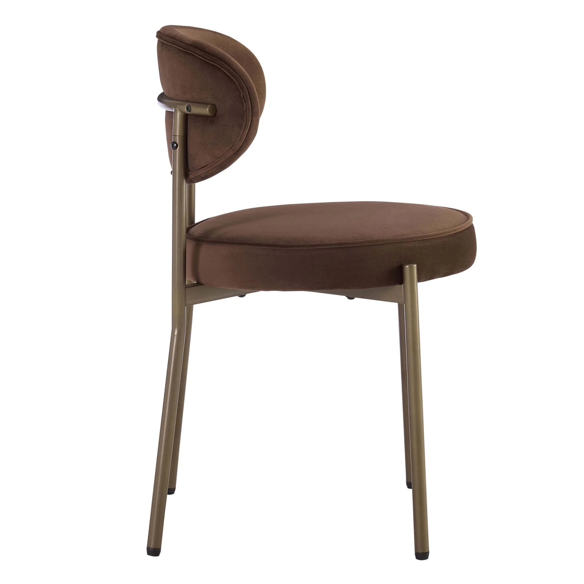 Mia Set of 2 Dining Chairs - Cappuccino - Image 5