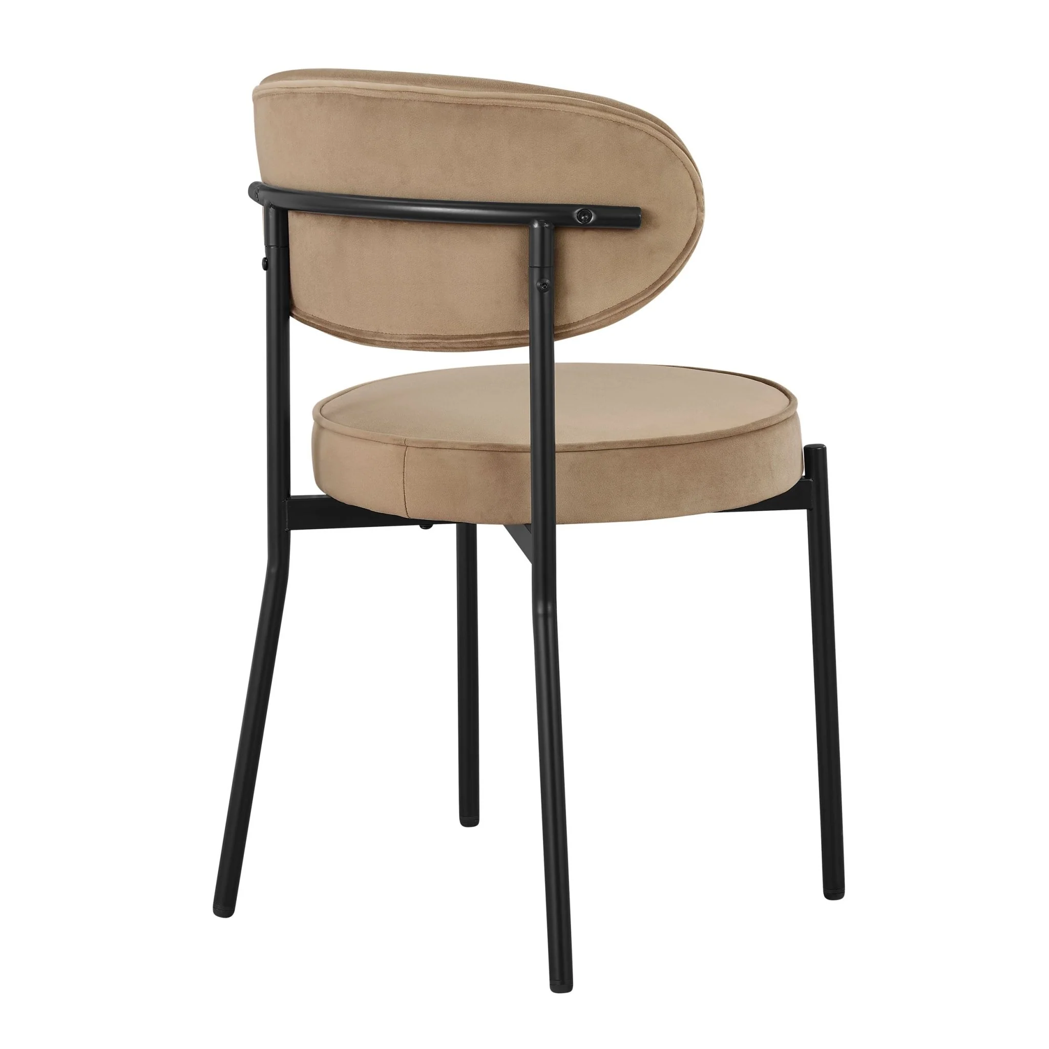 Mia Set of 2 Dining Chairs - Latte - Image 7