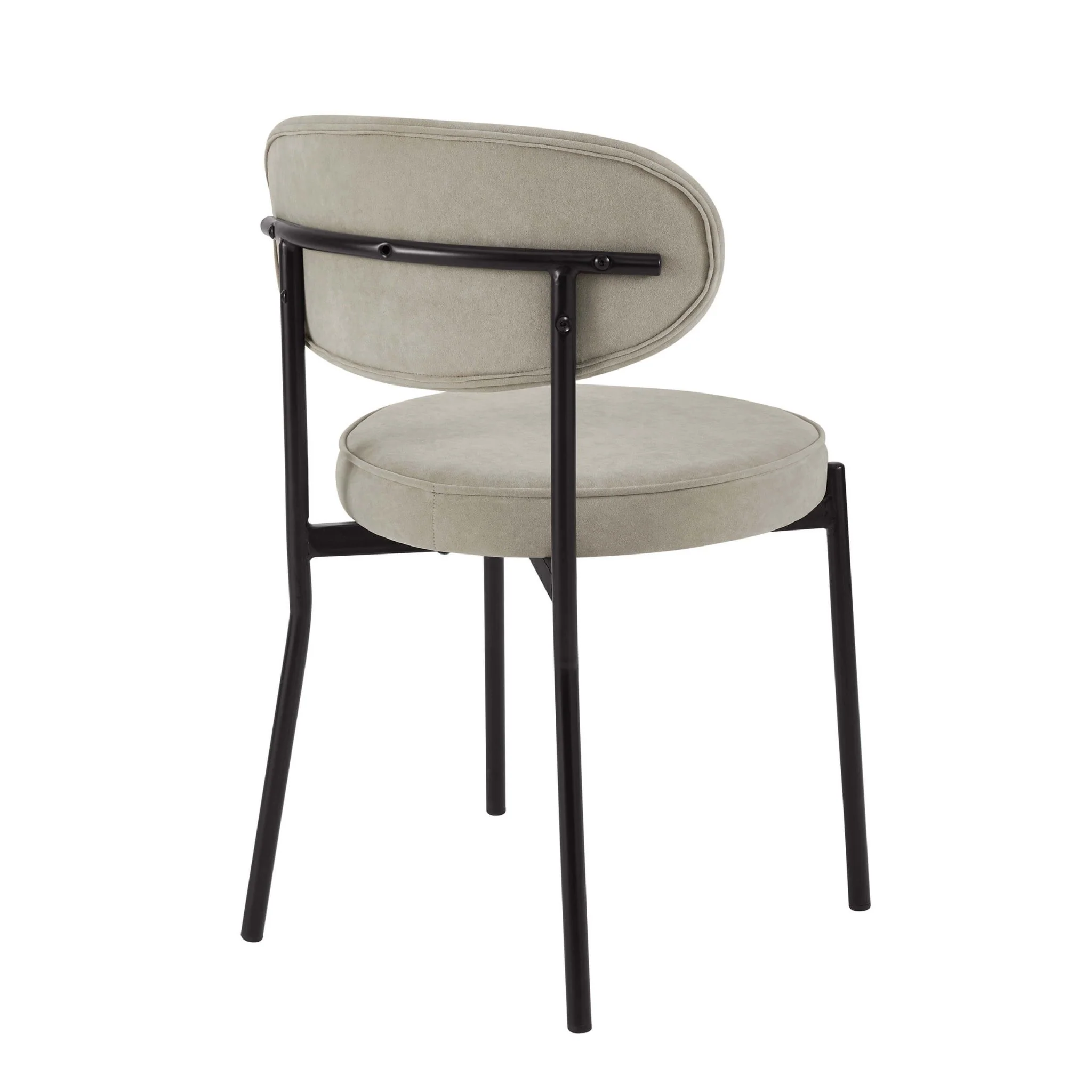 Mia Set of 2 Dining Chairs - Stone - Image 5