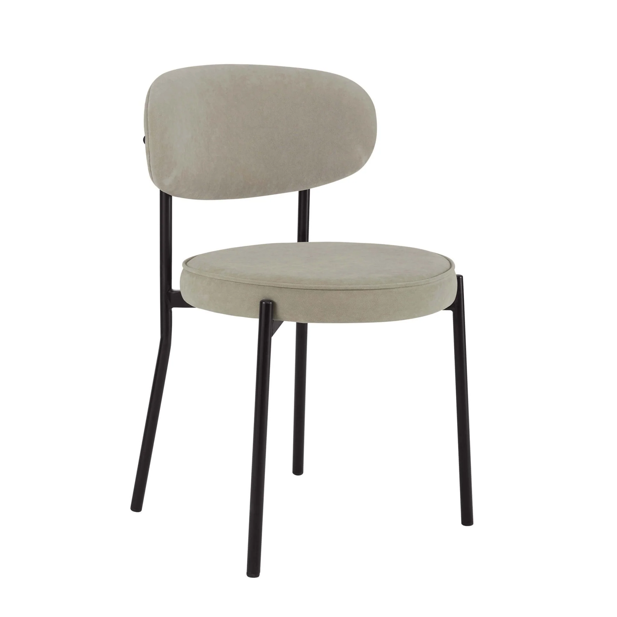 Mia Set of 2 Dining Chairs - Stone - Image 6