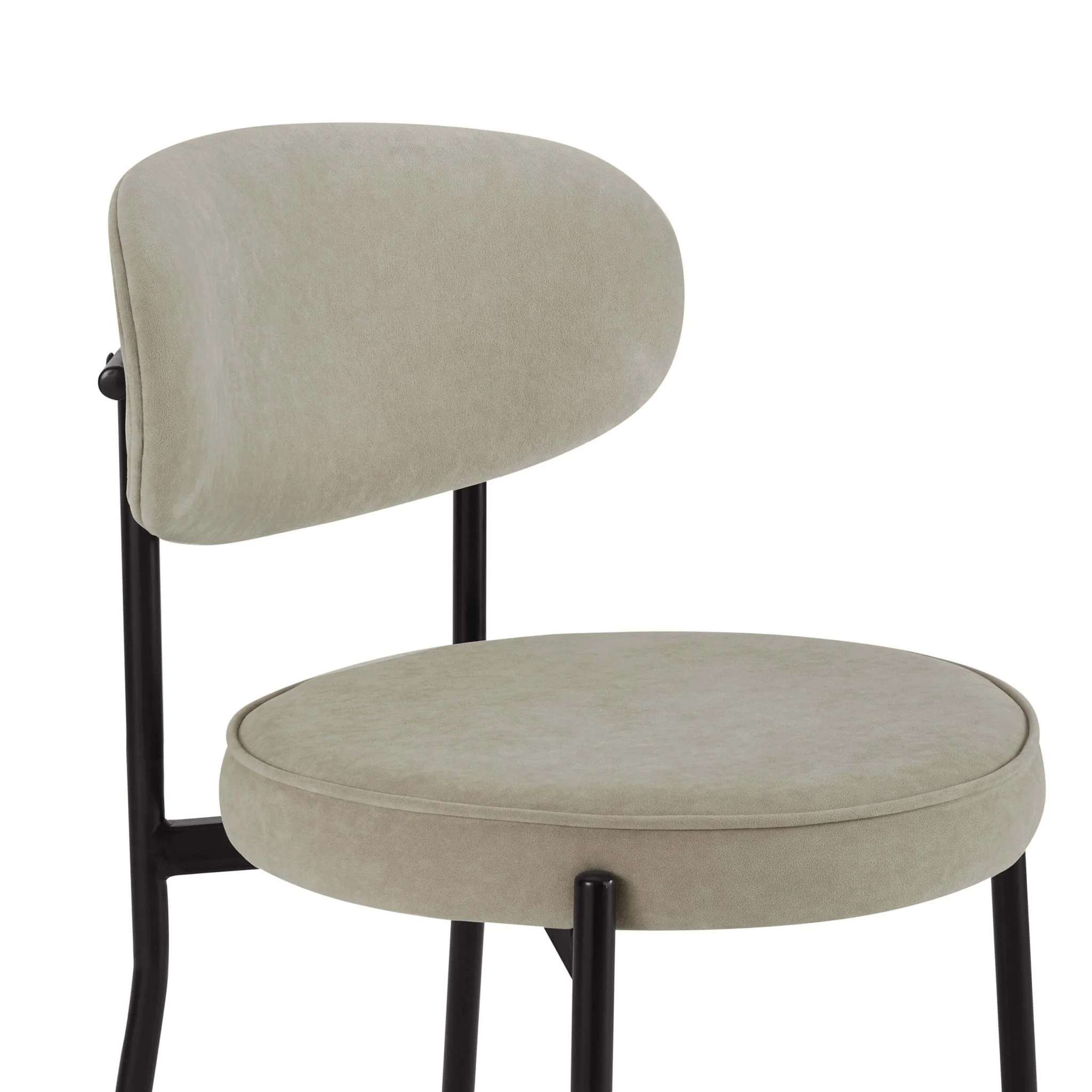 Mia Set of 2 Dining Chairs - Stone - Image 7