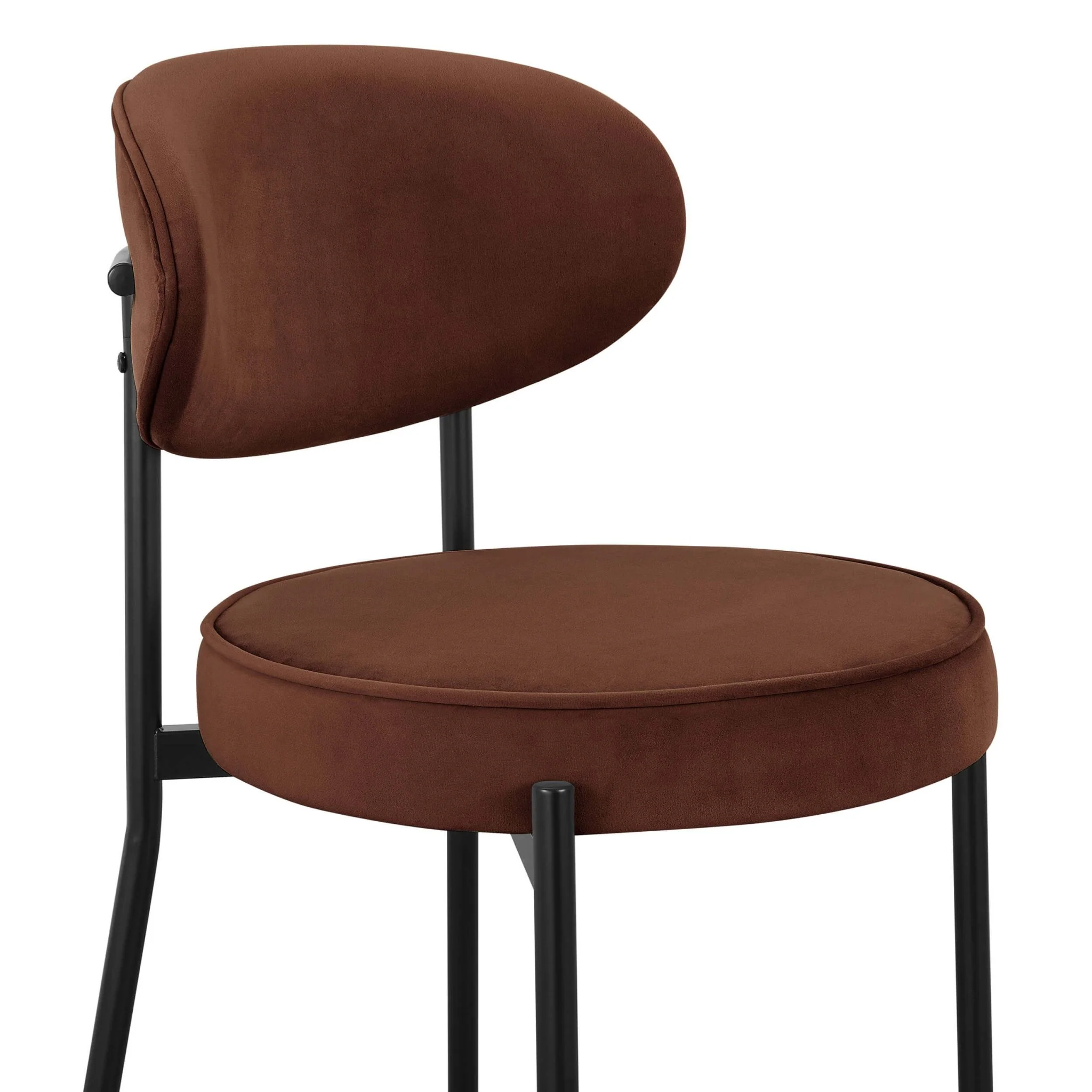 Mia Set of 2 Dining Chairs - Terracotta - Image 2