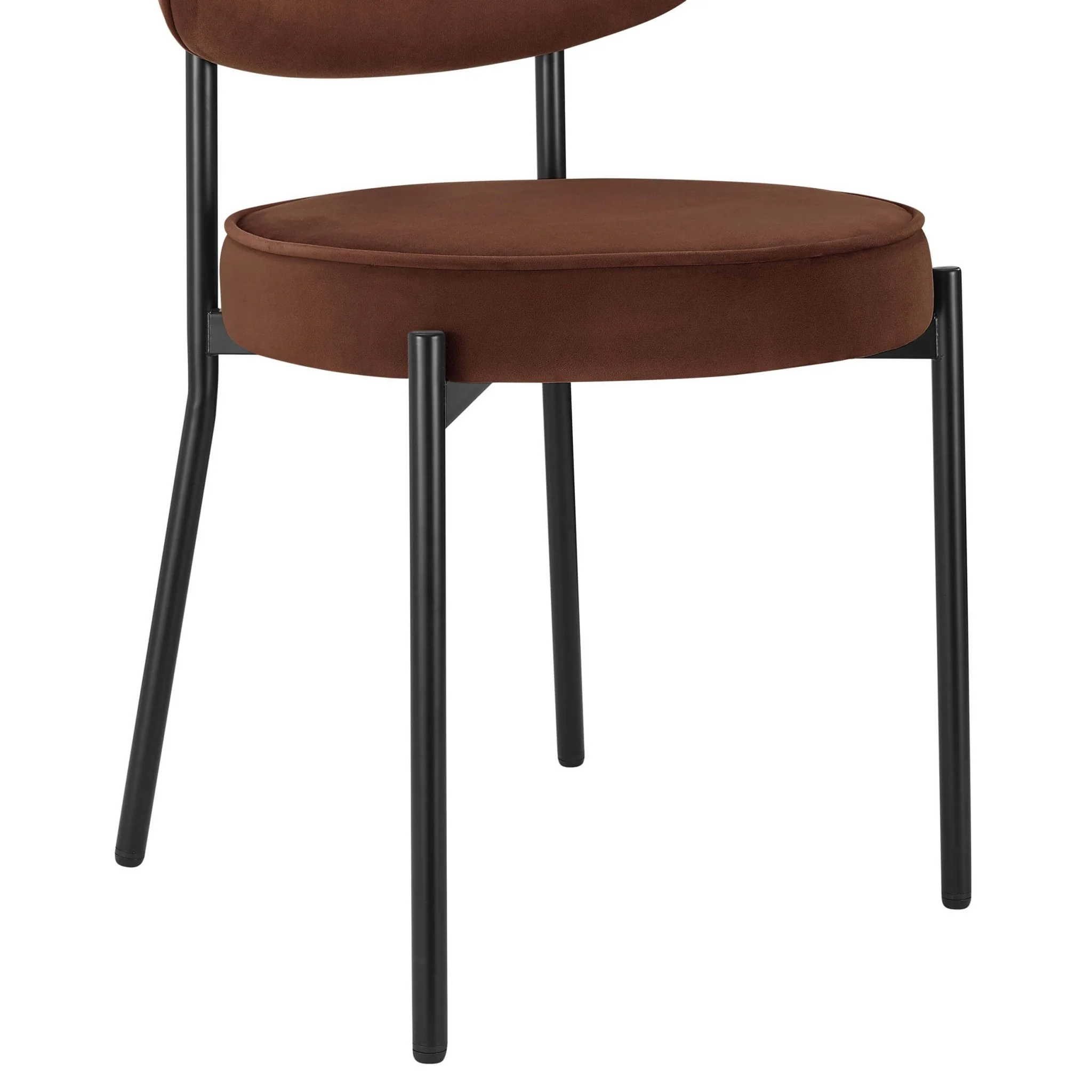 Mia Set of 2 Dining Chairs - Terracotta - Image 4