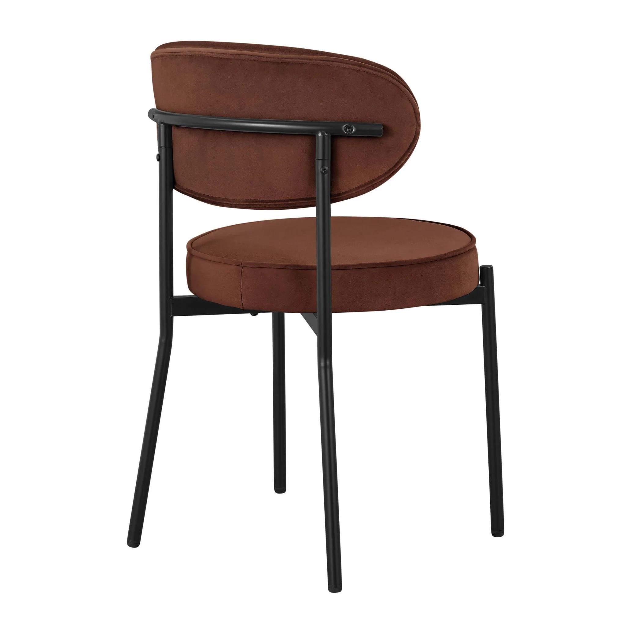 Mia Set of 2 Dining Chairs - Terracotta - Image 6