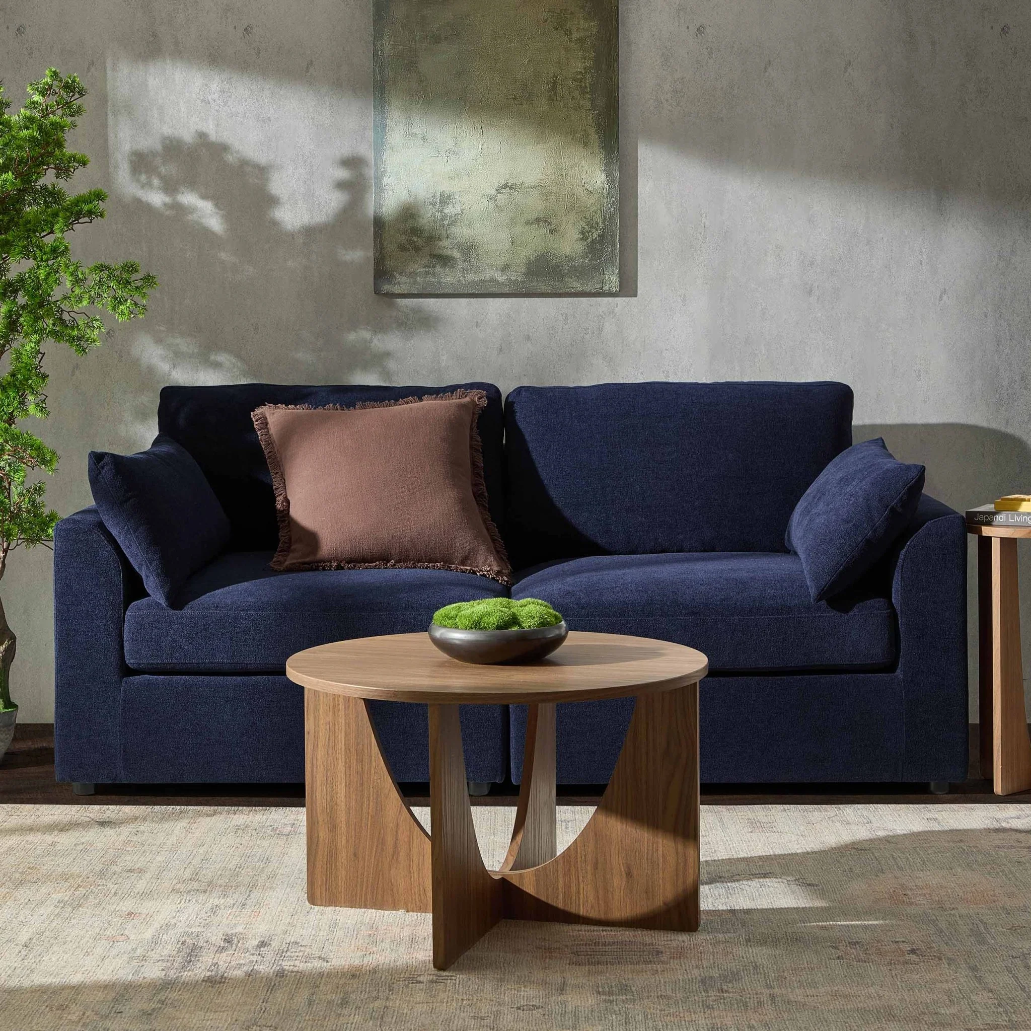 Miami 2 Seater Sofa - Chenille Navy