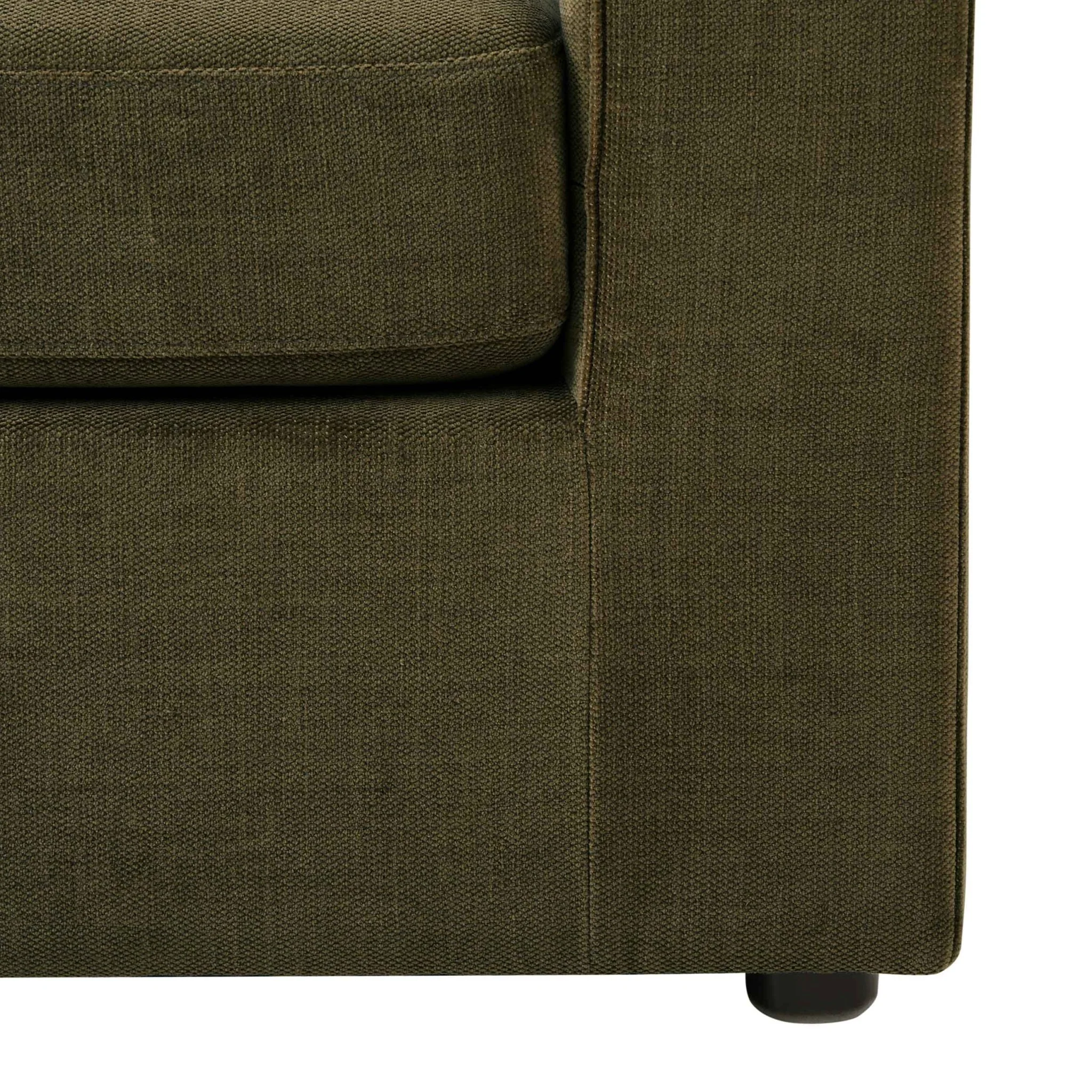 Miami 2 Seater Sofa - Chenille Olive - Image 7