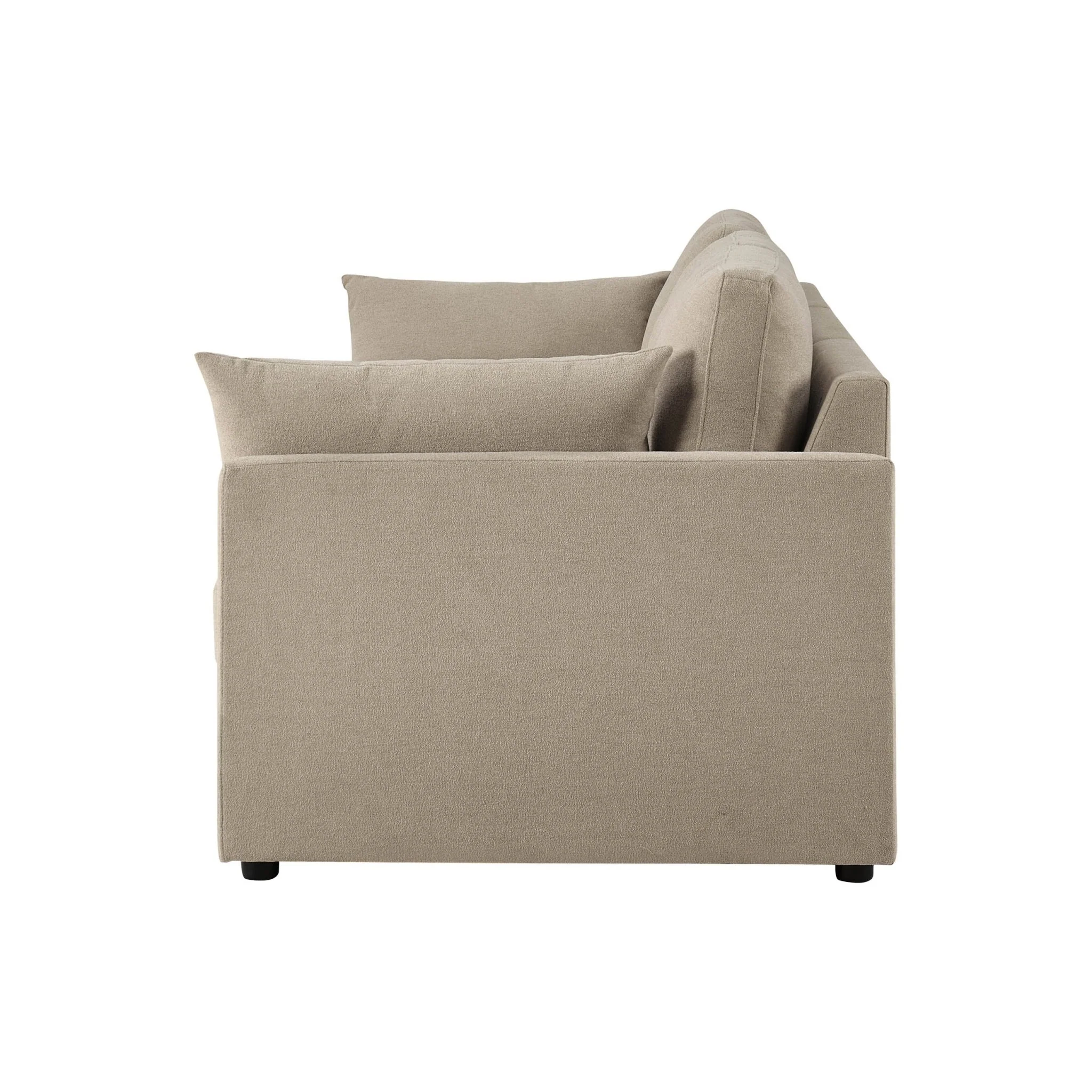 Miami 3 Seater Sofa - Chenille Oatmeal - Image 6