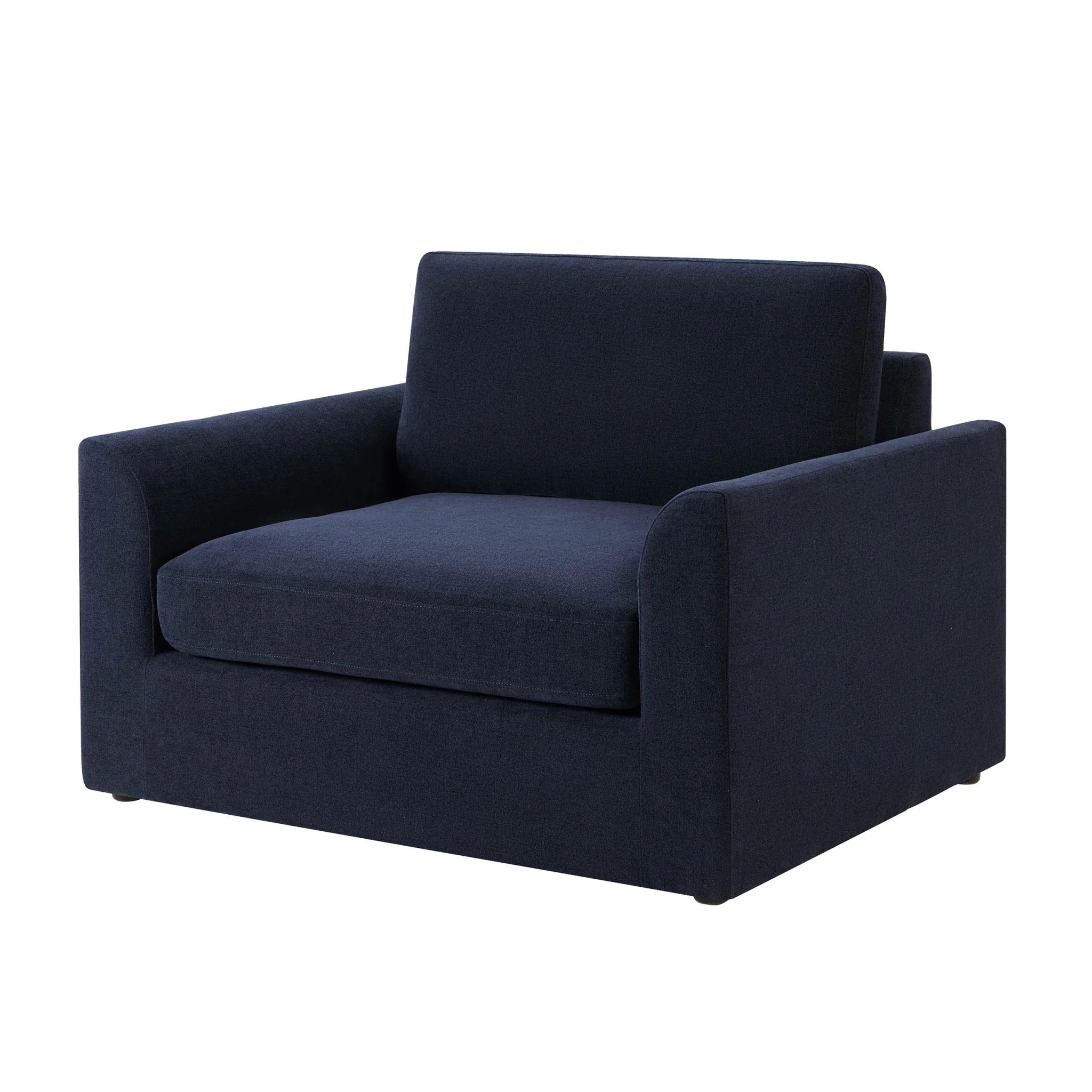 Miami Loveseat - Chenille Navy - Image 4