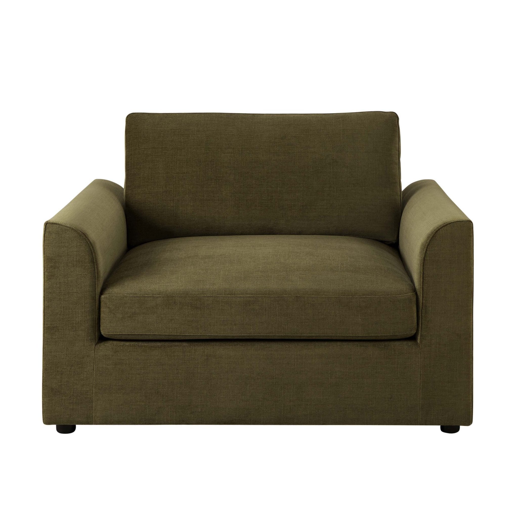 Miami Loveseat - Chenille Olive - Image 3