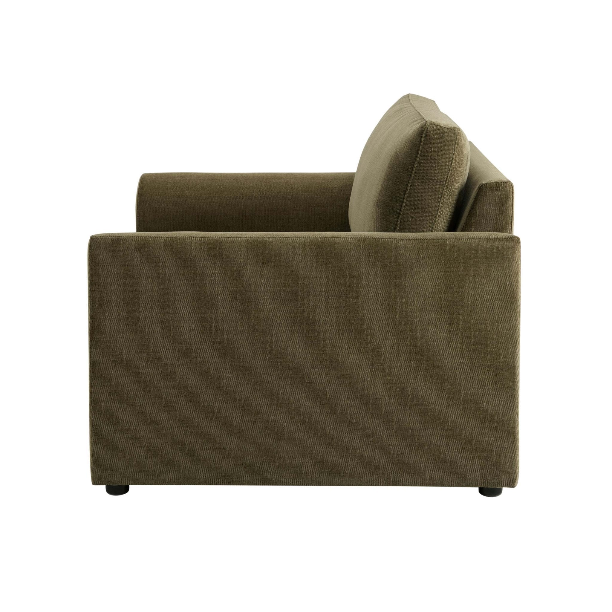 Miami Loveseat - Chenille Olive - Image 5