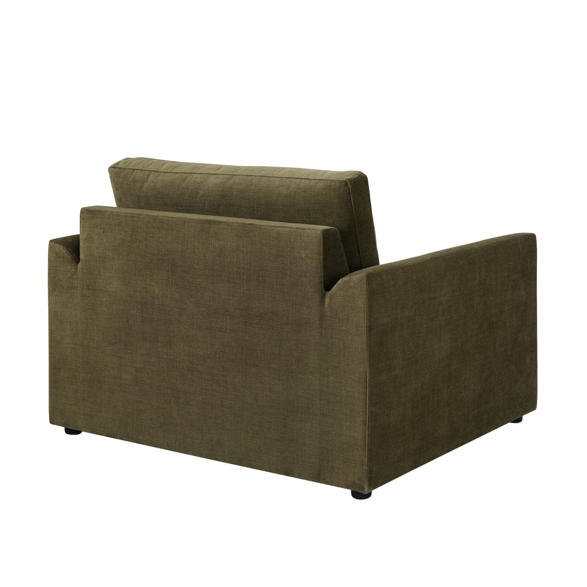 Miami Loveseat - Chenille Olive - Image 6