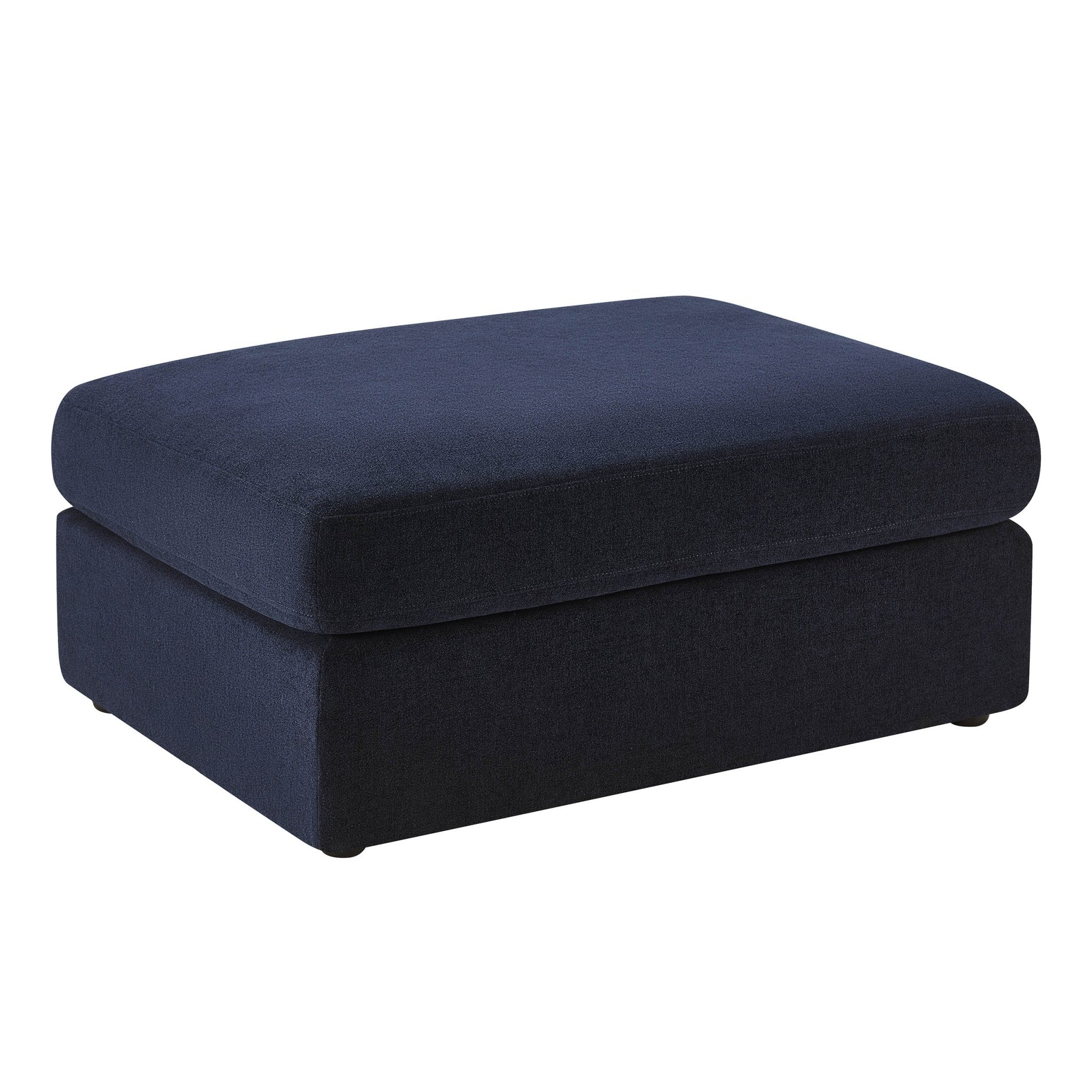 Miami Pouffe - Chenille Navy - Image 3